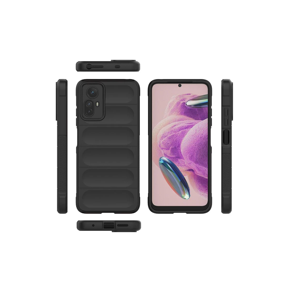 Newface Xiaomi Redmi Note 12S Kılıf Optimum Silikon - Siyah — görsel 10