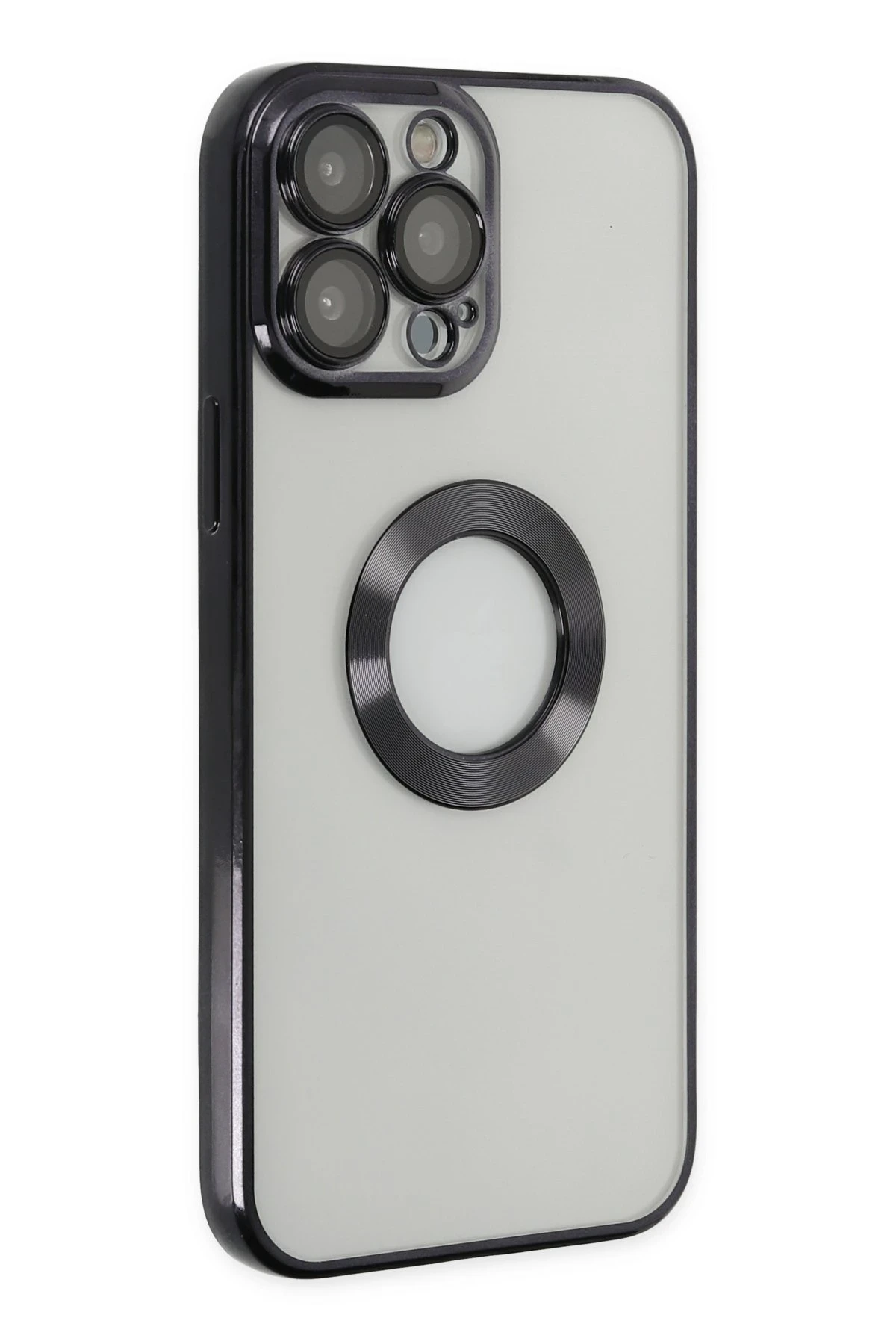 Newface iPhone 14 Pro Kılıf Slot Silikon - Siyah
