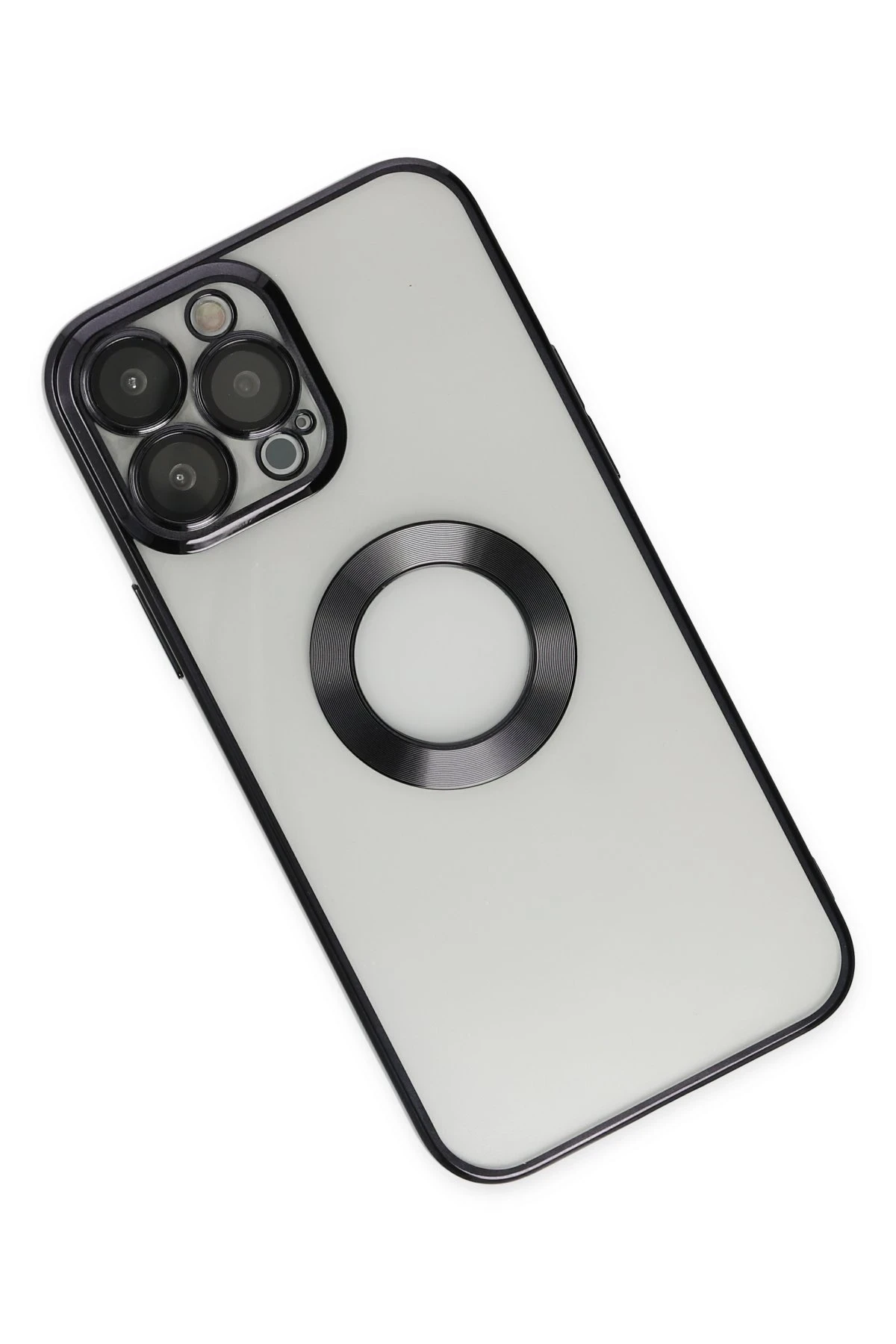 Newface iPhone 14 Pro Kılıf Slot Silikon - Siyah