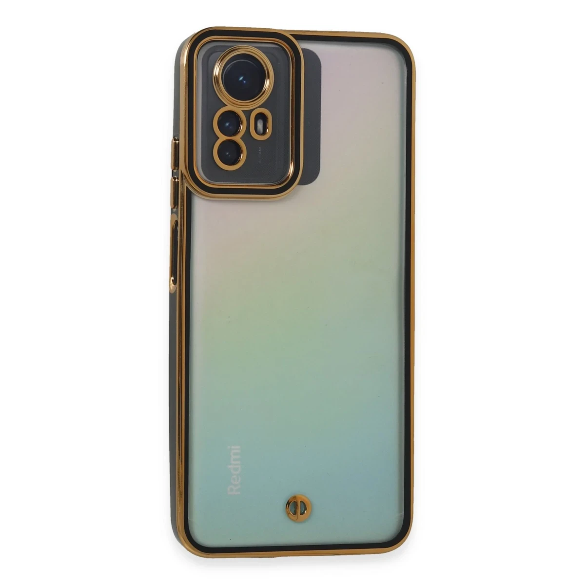 Newface Xiaomi Redmi Note 12S Kılıf Liva Lens Silikon - Siyah — görsel 5