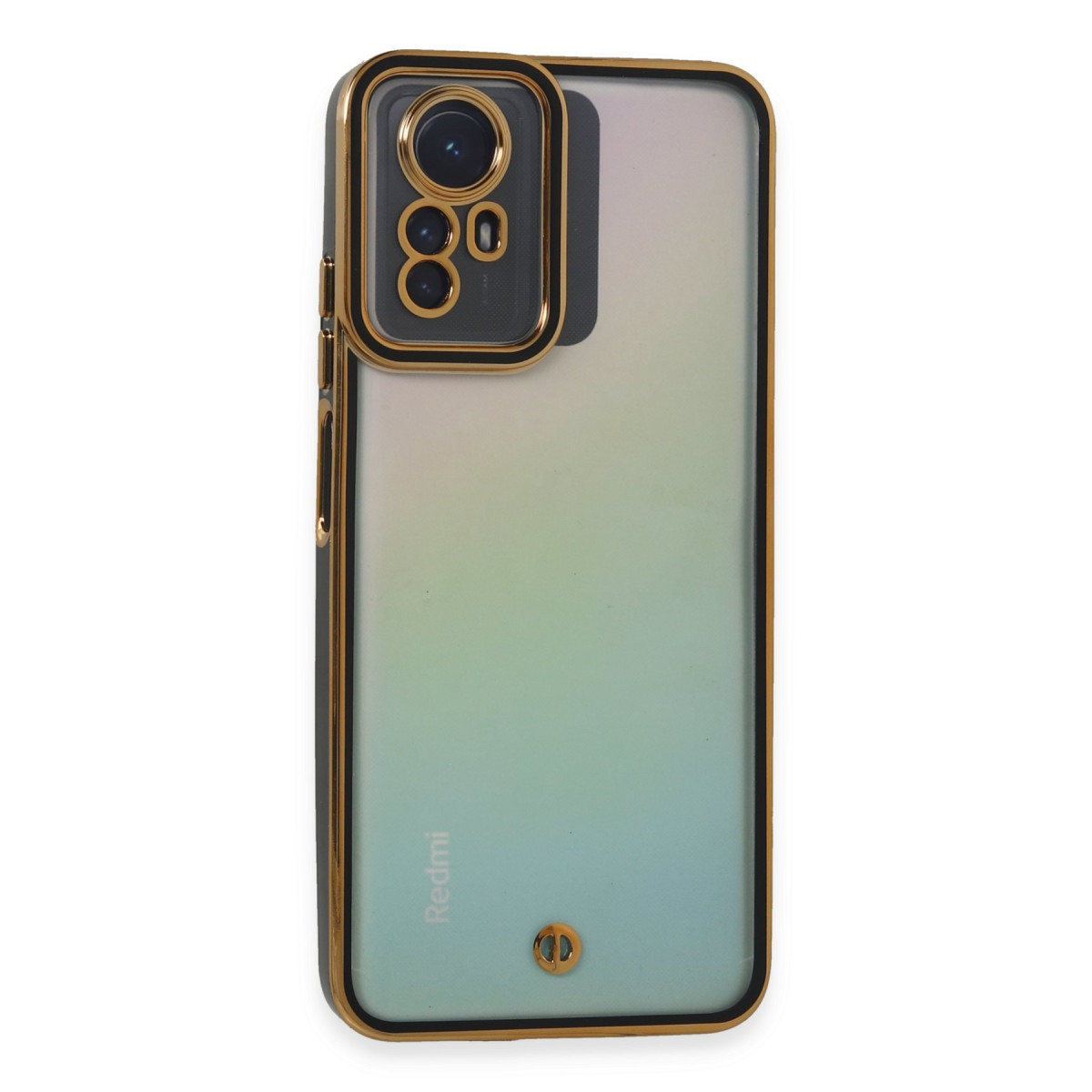 Newface Xiaomi Redmi Note 12S Kılıf Liva Lens Silikon - Siyah — görsel 9