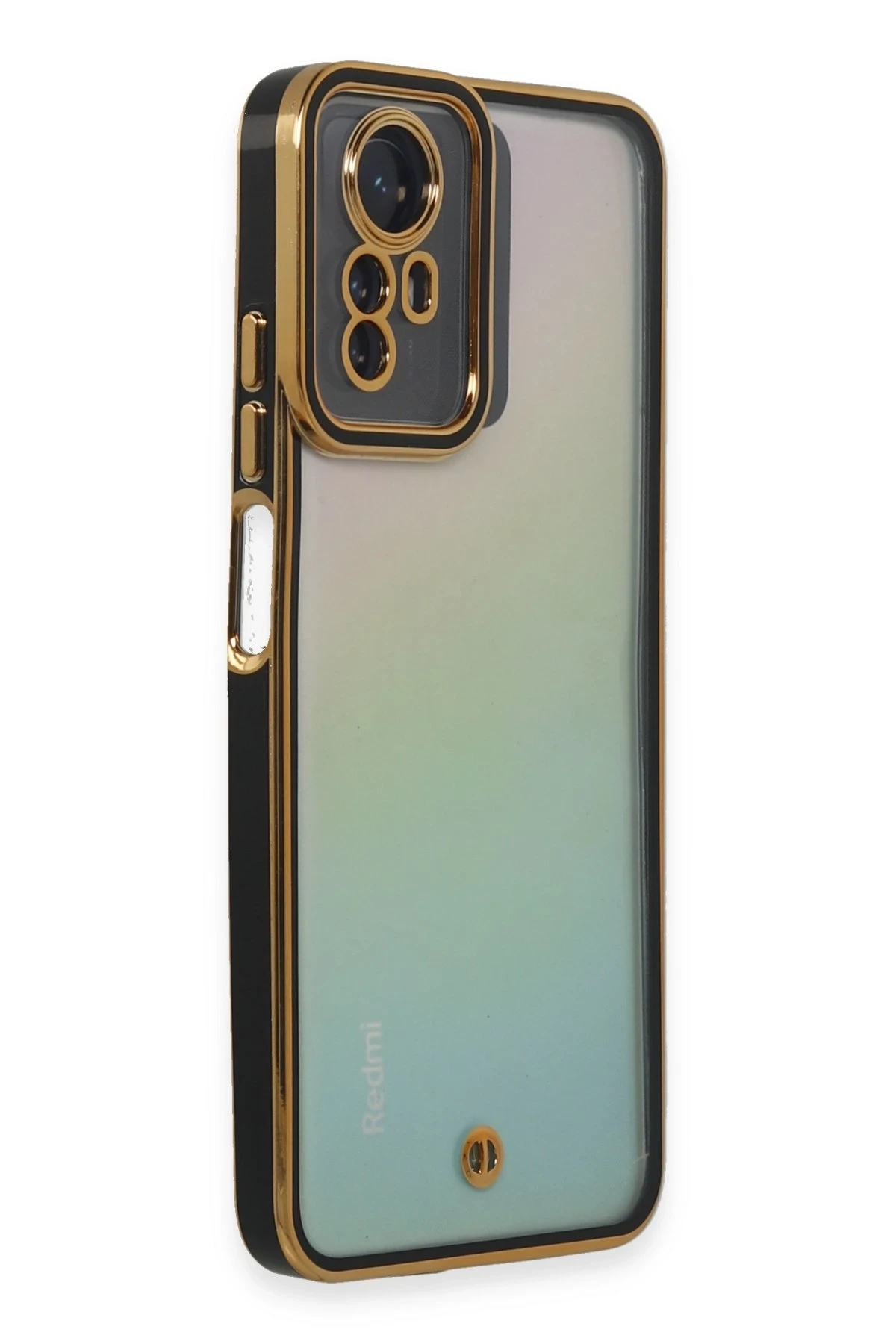 Newface Xiaomi Redmi Note 12S Kılıf Liva Lens Silikon - Siyah — görsel 2