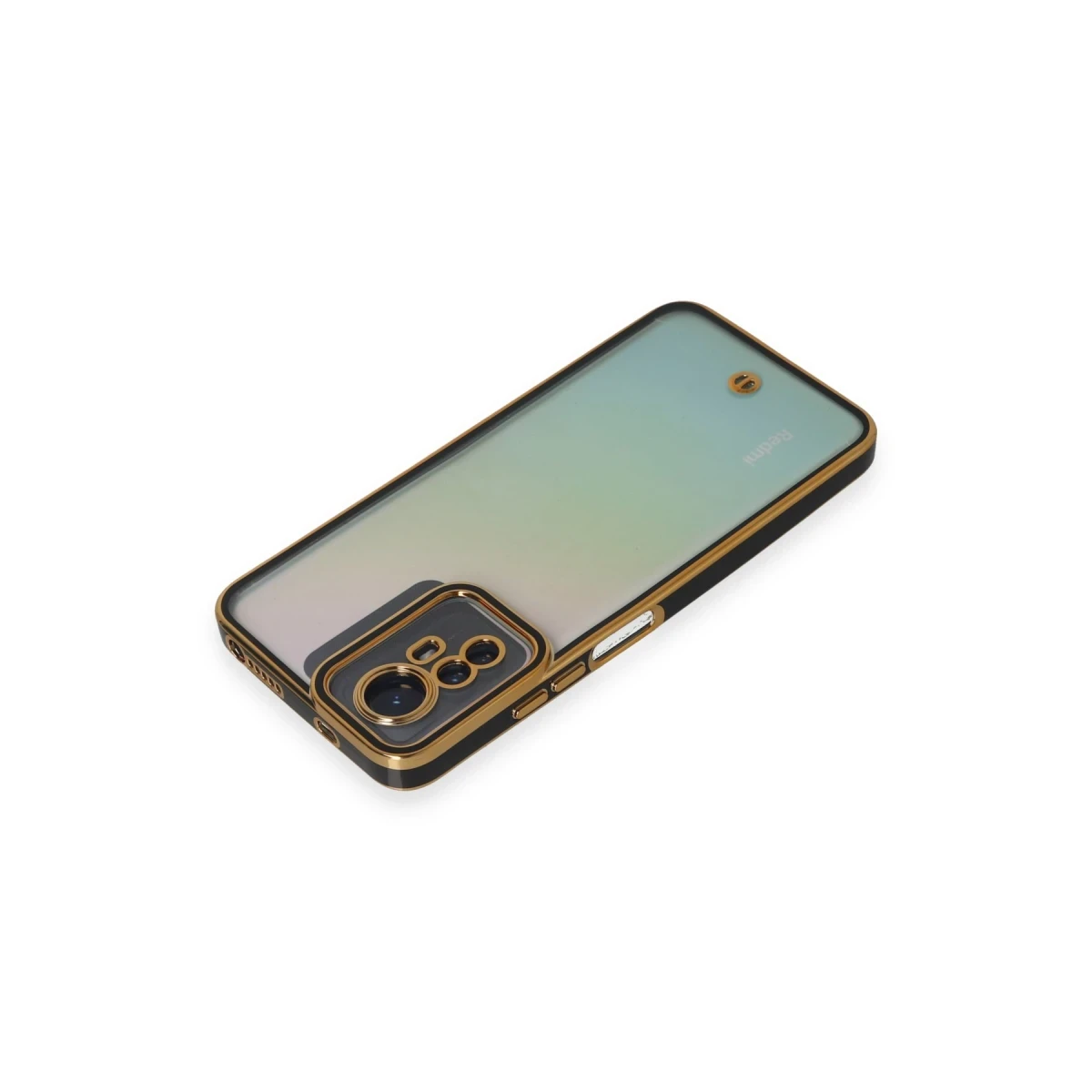 Newface Xiaomi Redmi Note 12S Kılıf Liva Lens Silikon - Siyah — görsel 7