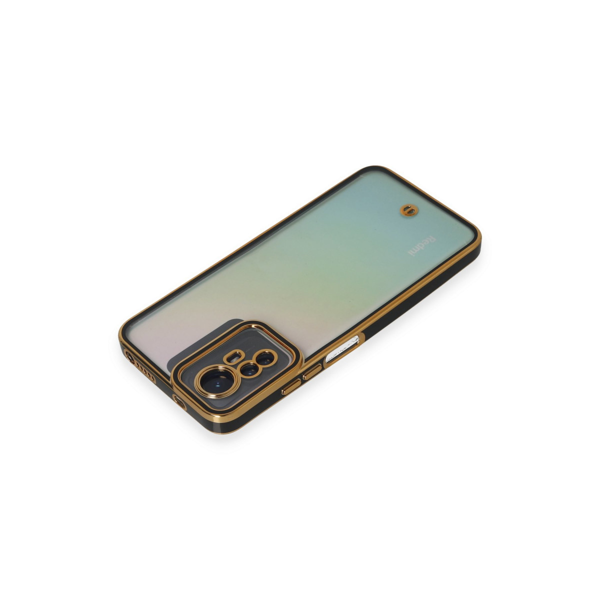 Newface Xiaomi Redmi Note 12S Kılıf Liva Lens Silikon - Siyah — görsel 11