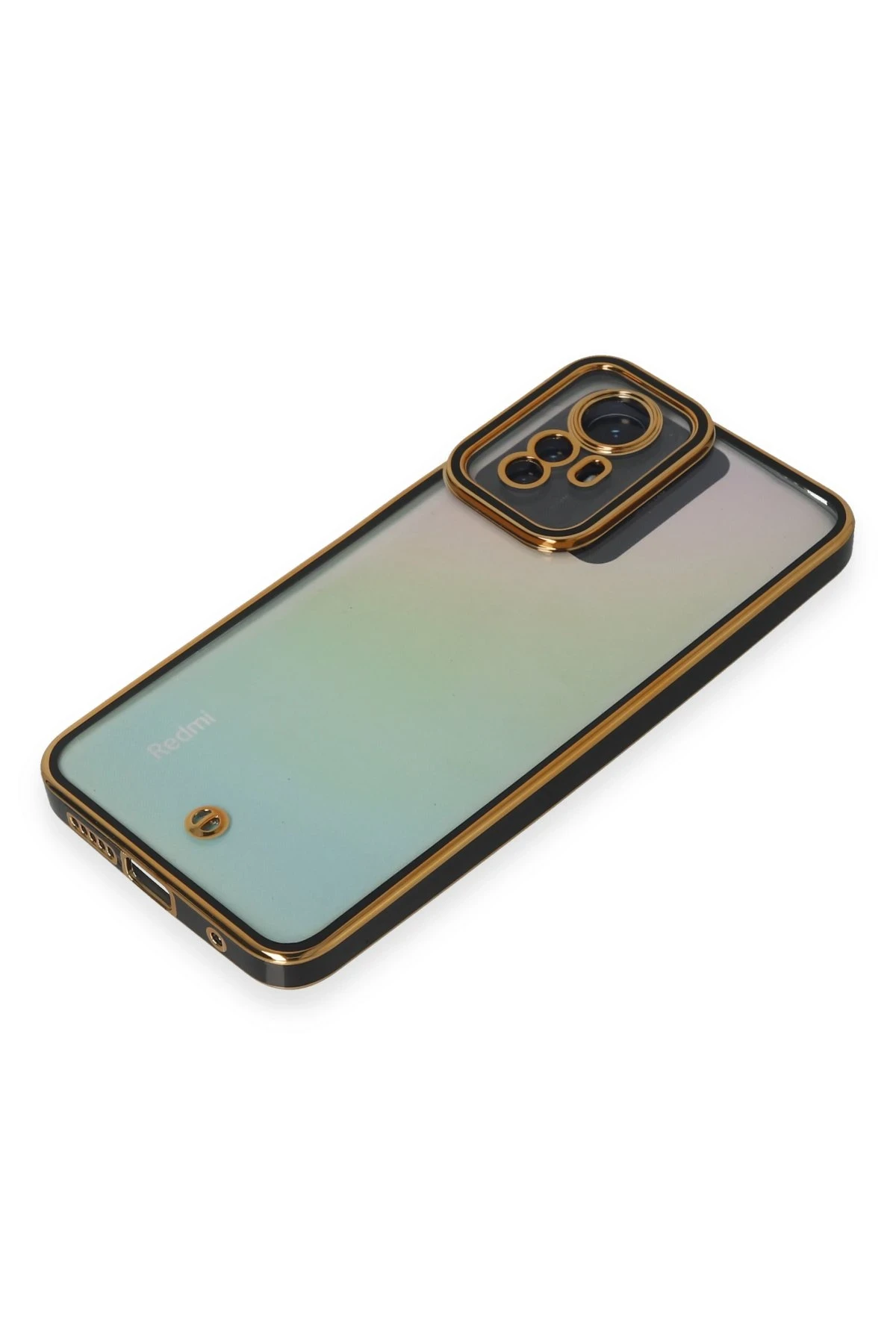 Newface Xiaomi Redmi Note 12S Kılıf Liva Lens Silikon - Siyah — görsel 4