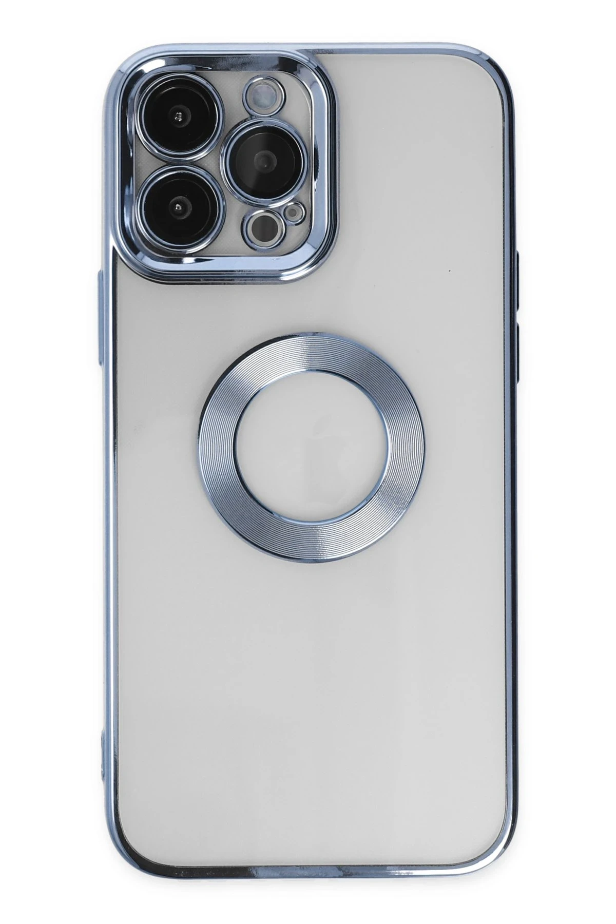 Newface iPhone 14 Pro Kılıf Slot Silikon - Sierra Blue