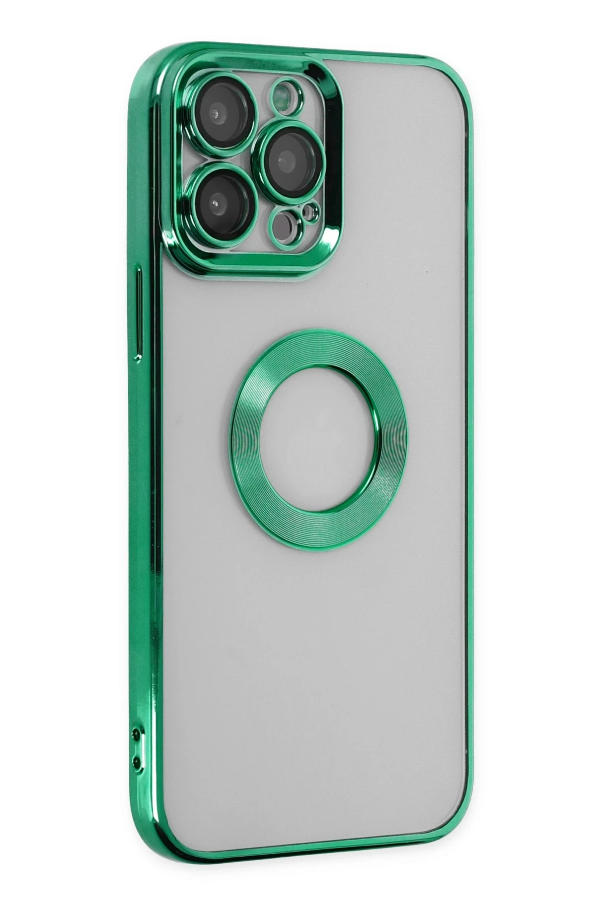 Newface iPhone 14 Pro Kılıf Slot Silikon - Köknar Yeşili