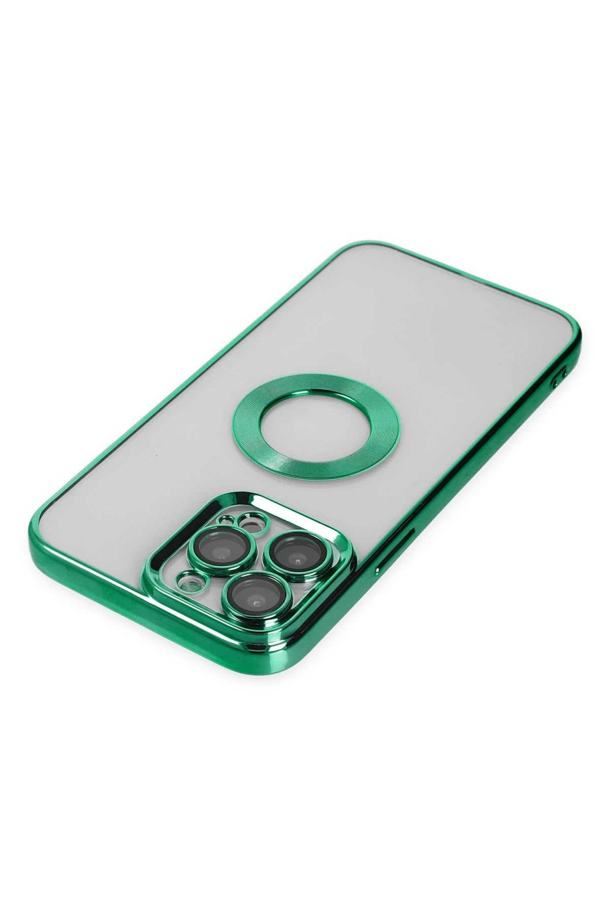 Newface iPhone 14 Pro Kılıf Slot Silikon - Köknar Yeşili