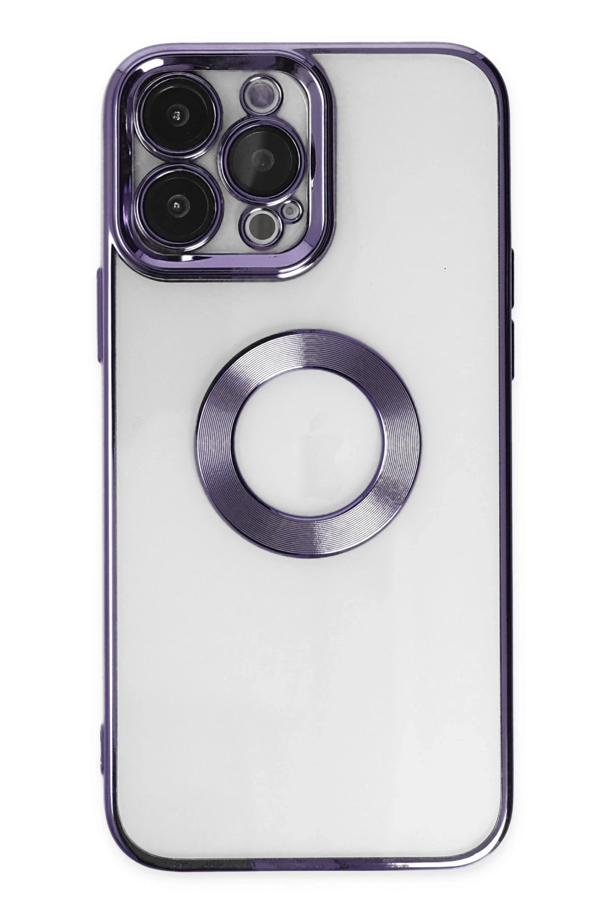 Newface iPhone 14 Pro Kılıf Slot Silikon - Mor