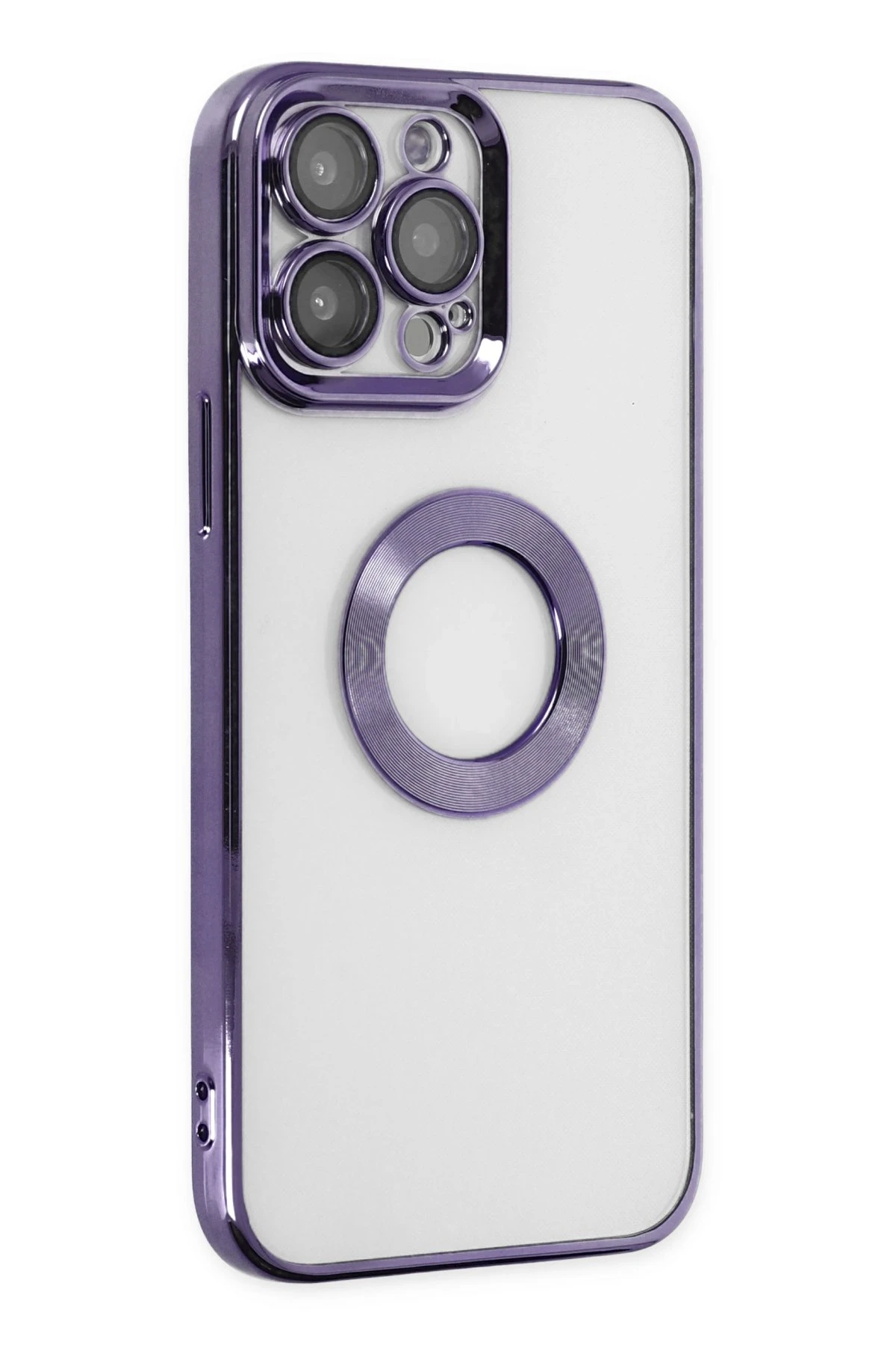 Newface iPhone 14 Pro Kılıf Slot Silikon - Mor