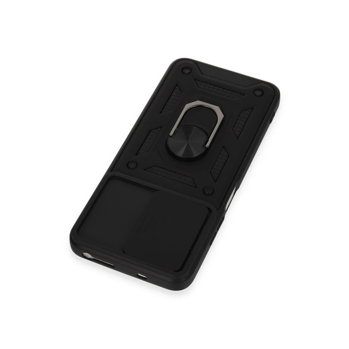 Newface Xiaomi Redmi Note 12S Kılıf Pars Lens Yüzüklü Silikon - Siyah — görsel 9