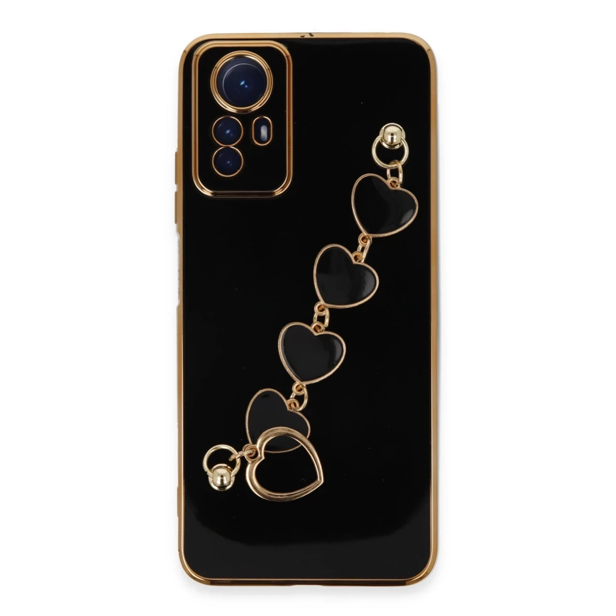 Newface Xiaomi Redmi Note 12S Kılıf Esila Silikon - Siyah — görsel 7