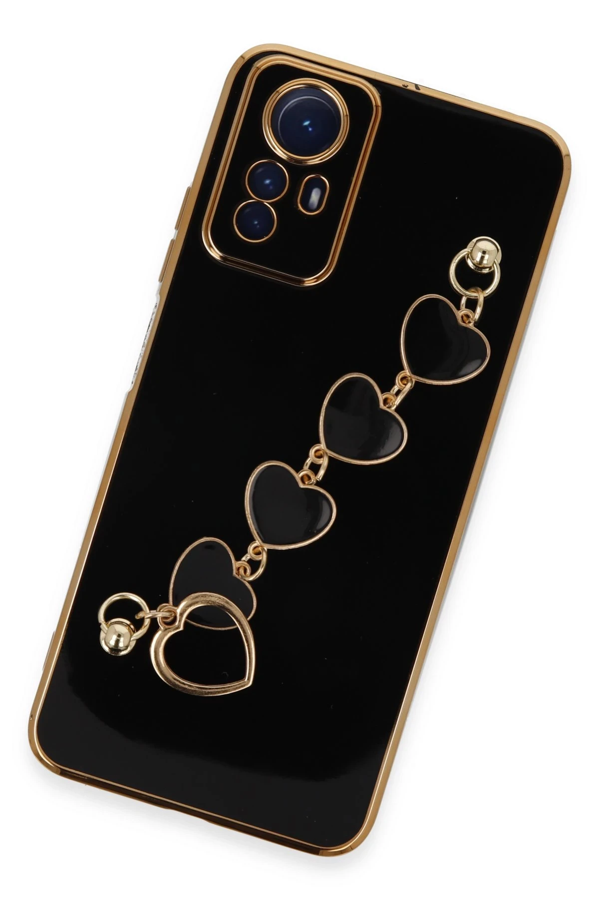 Newface Xiaomi Redmi Note 12S Kılıf Esila Silikon - Siyah — görsel 3