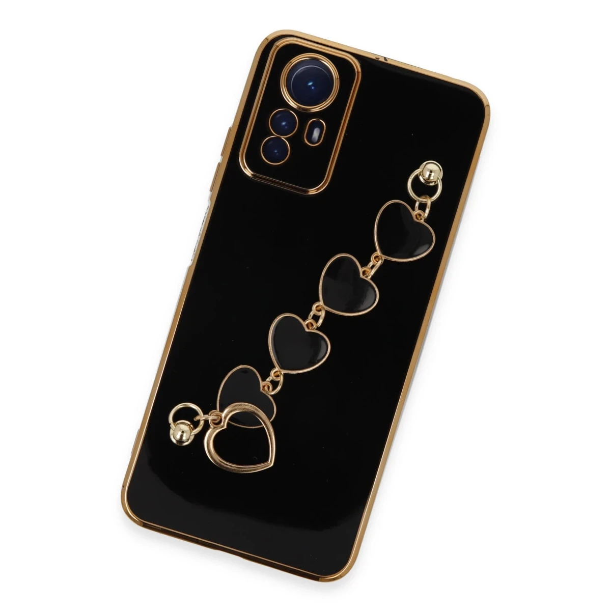 Newface Xiaomi Redmi Note 12S Kılıf Esila Silikon - Siyah — görsel 9
