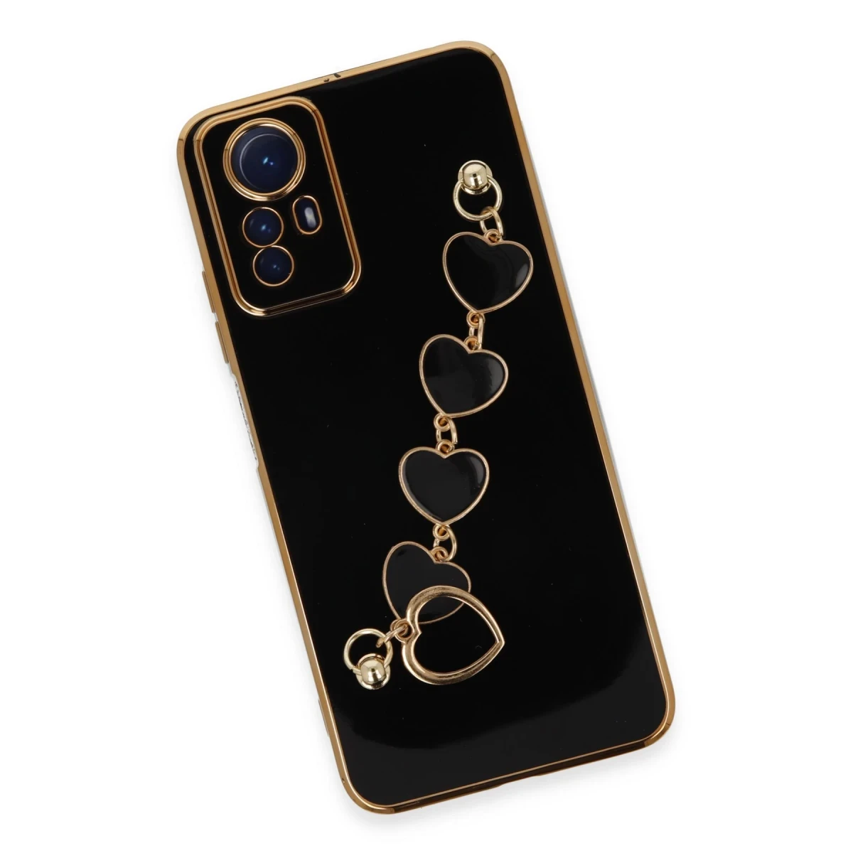 Newface Xiaomi Redmi Note 12S Kılıf Esila Silikon - Siyah — görsel 10
