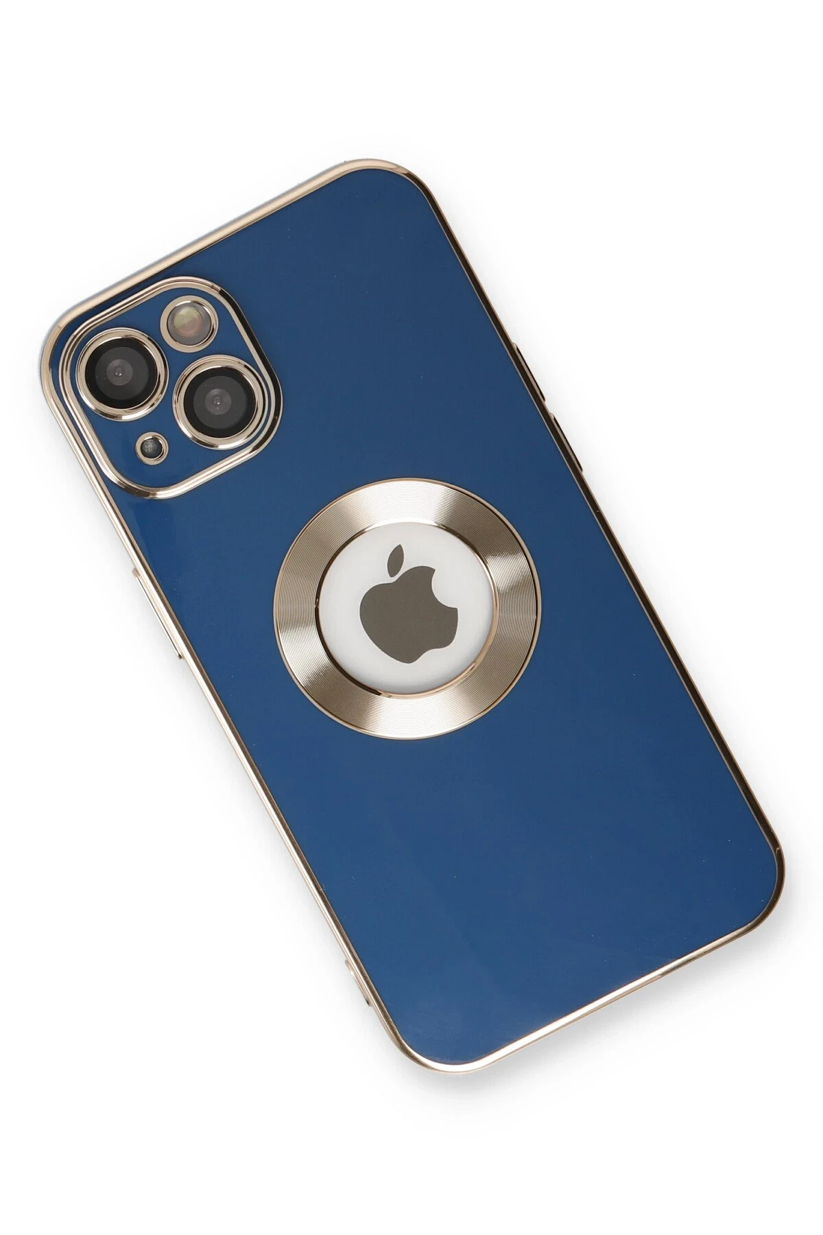 Newface iPhone 14 Plus Kılıf Store Silikon - Mavi