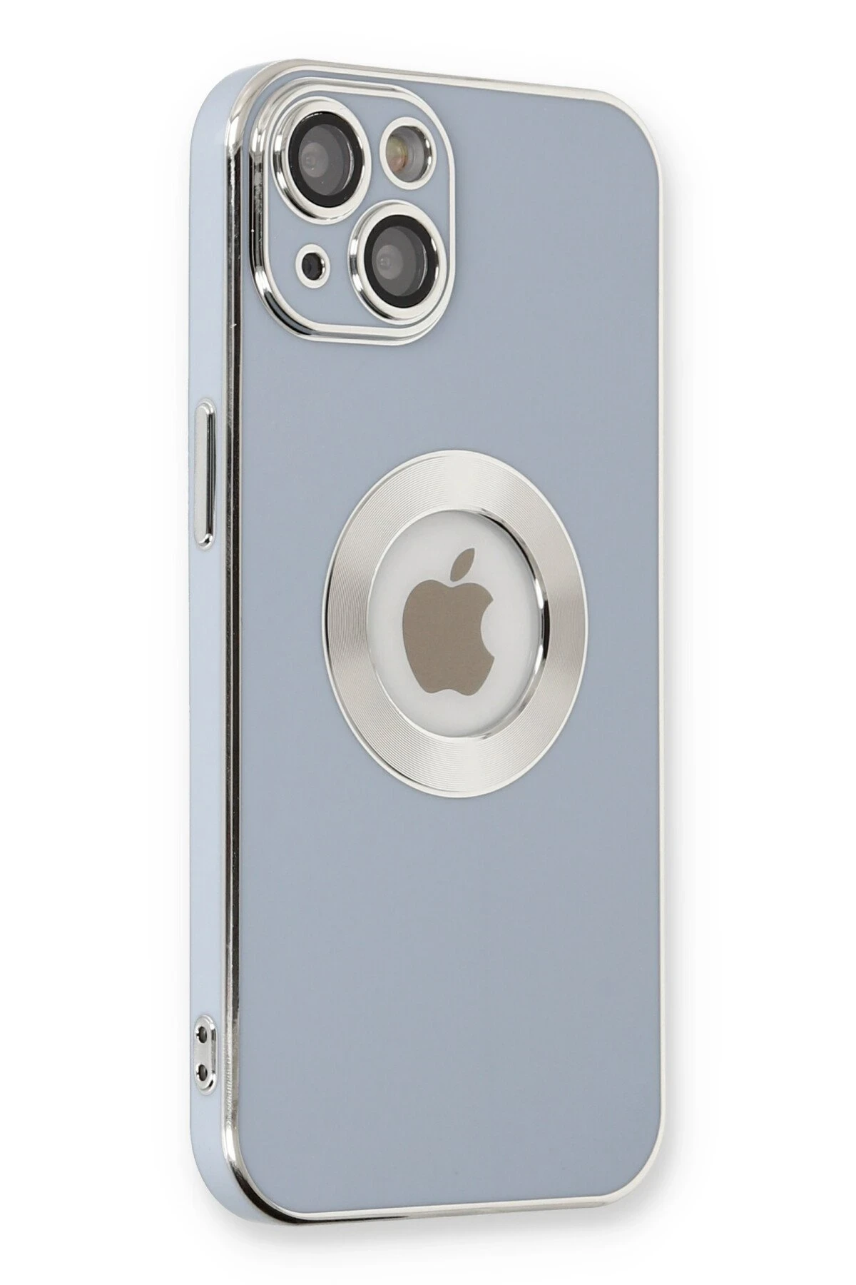 Newface iPhone 14 Plus Kılıf Store Silikon - Sierra Blue