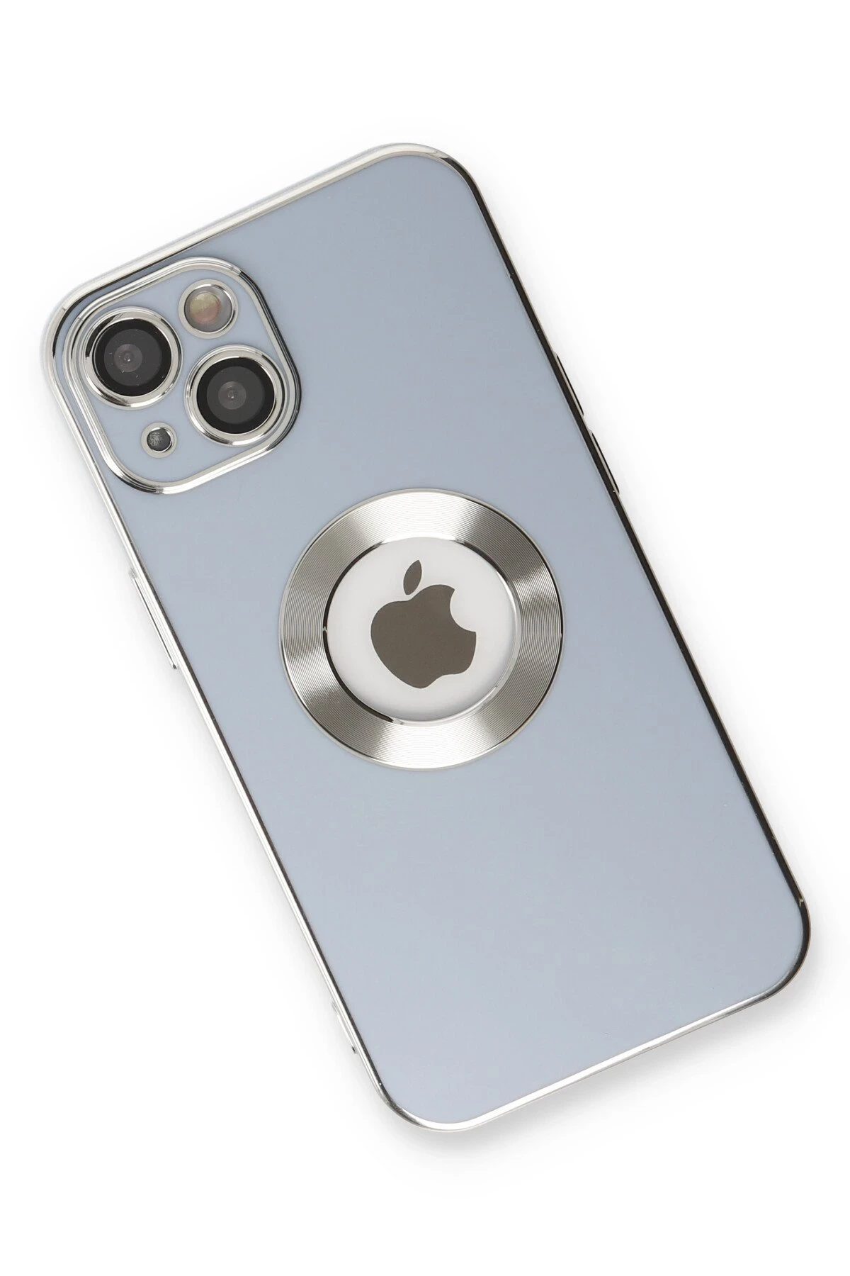 Newface iPhone 14 Plus Kılıf Store Silikon - Sierra Blue