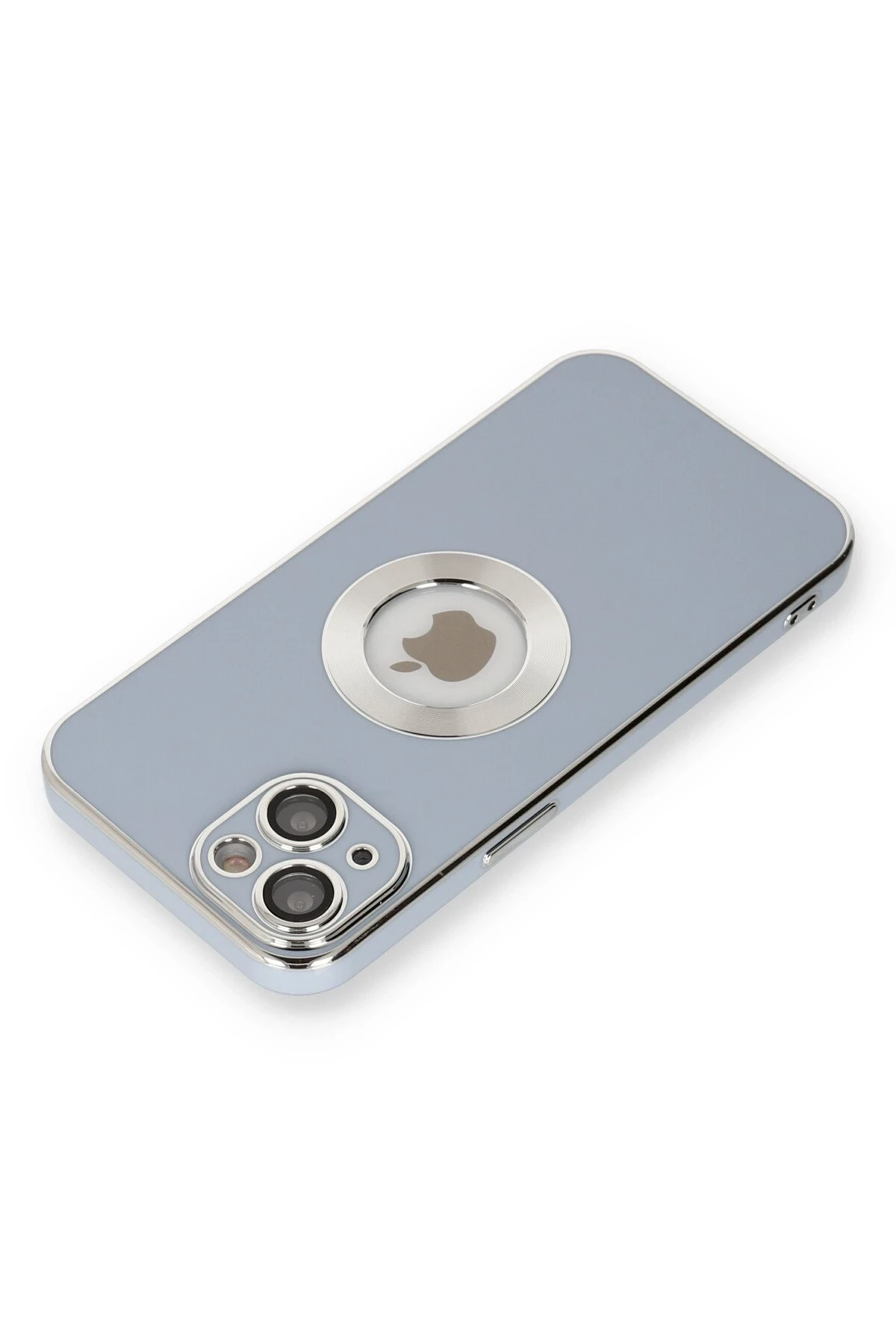 Newface iPhone 14 Plus Kılıf Store Silikon - Sierra Blue