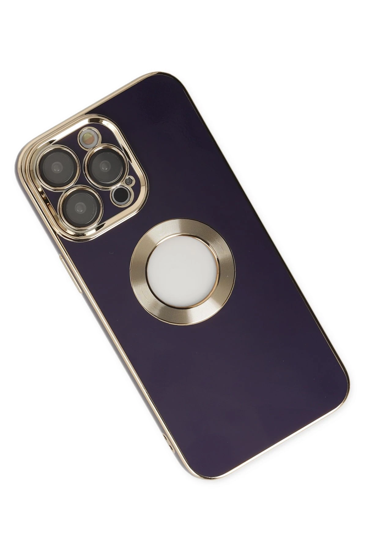 Newface iPhone 14 Pro Kılıf Store Silikon - Derin Mor