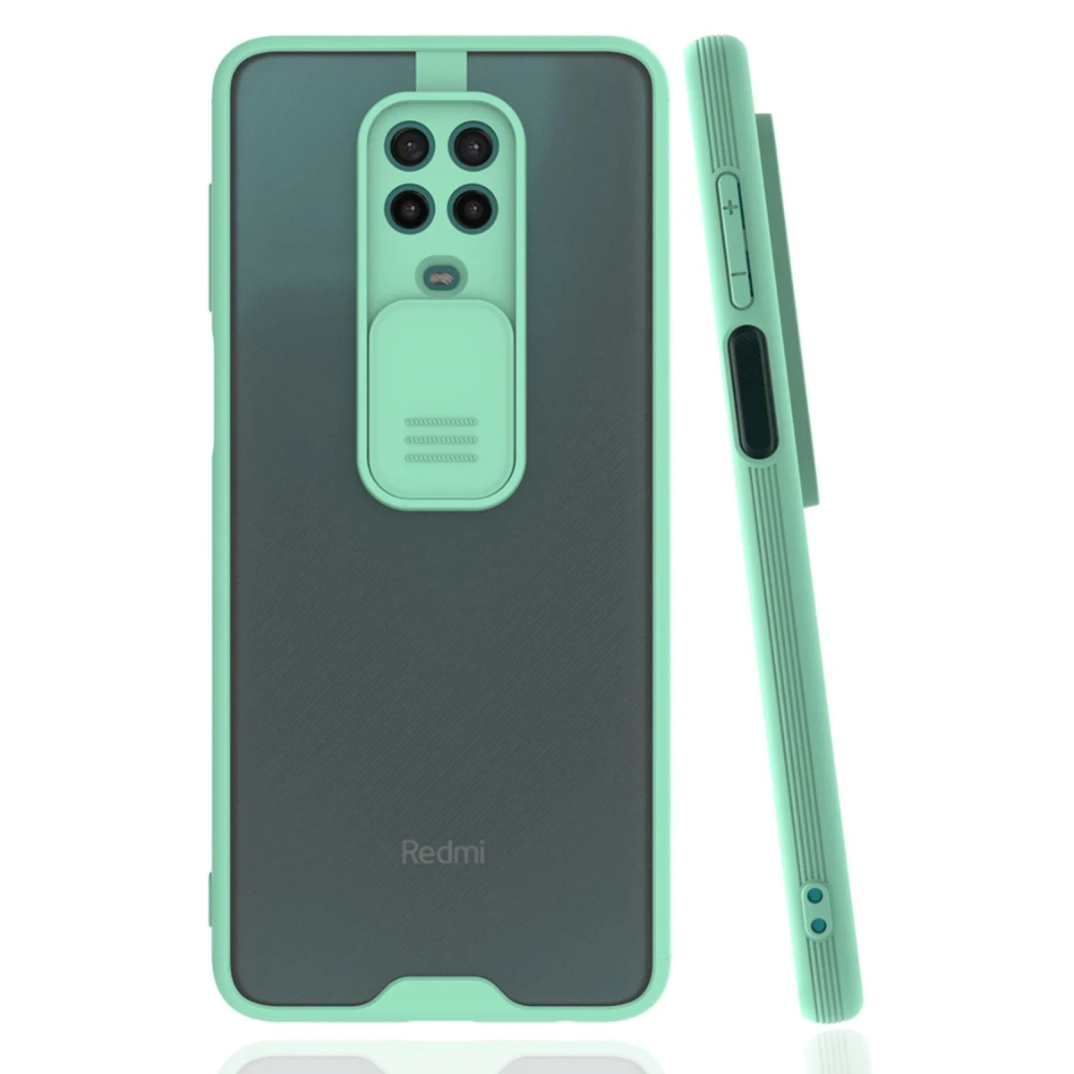 Newface Xiaomi Redmi Note 9 Pro Kılıf Platin Kamera Koruma Silikon - Açık Yeşil — görsel 2