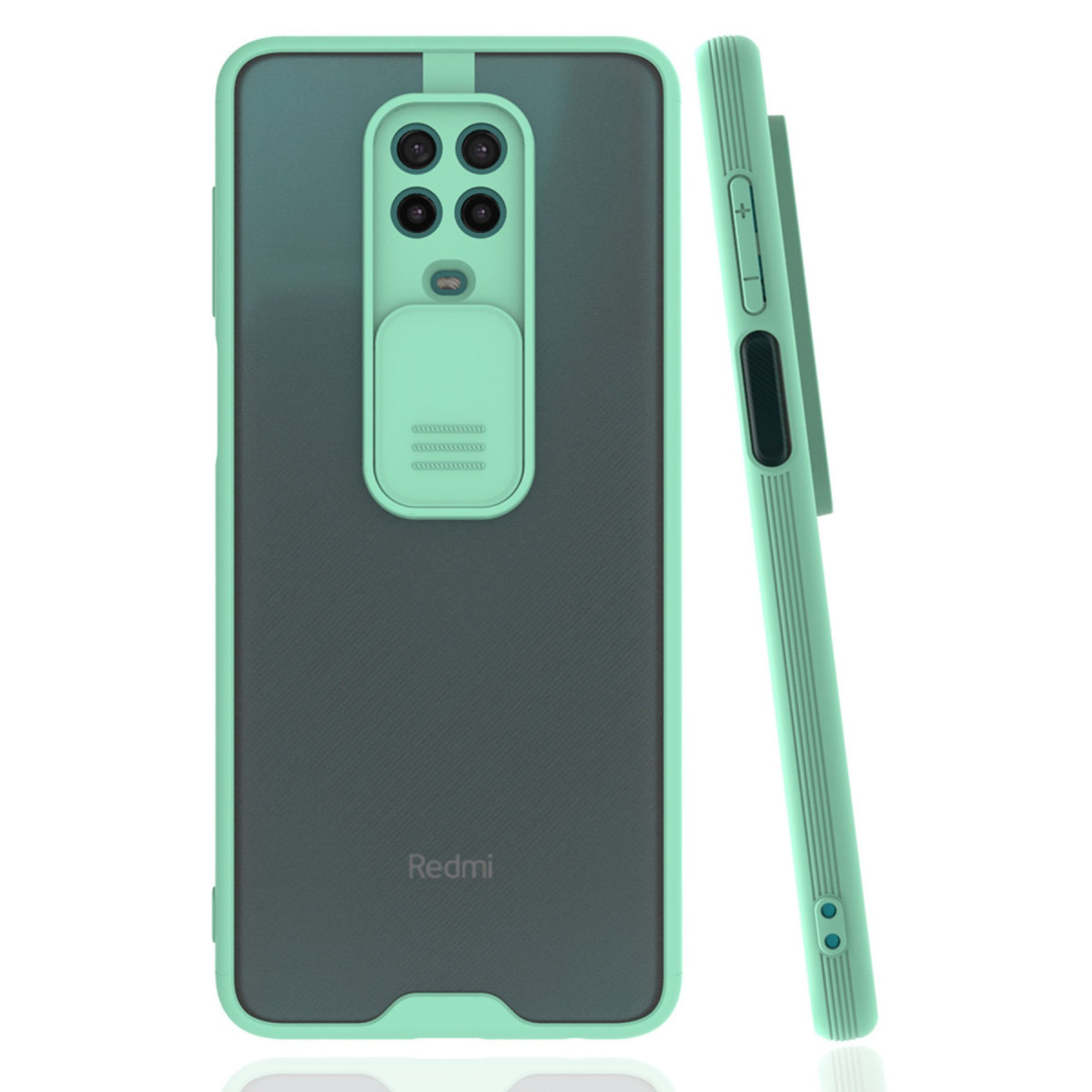 Newface Xiaomi Redmi Note 9 Pro Kılıf Platin Kamera Koruma Silikon - Açık Yeşil — görsel 3
