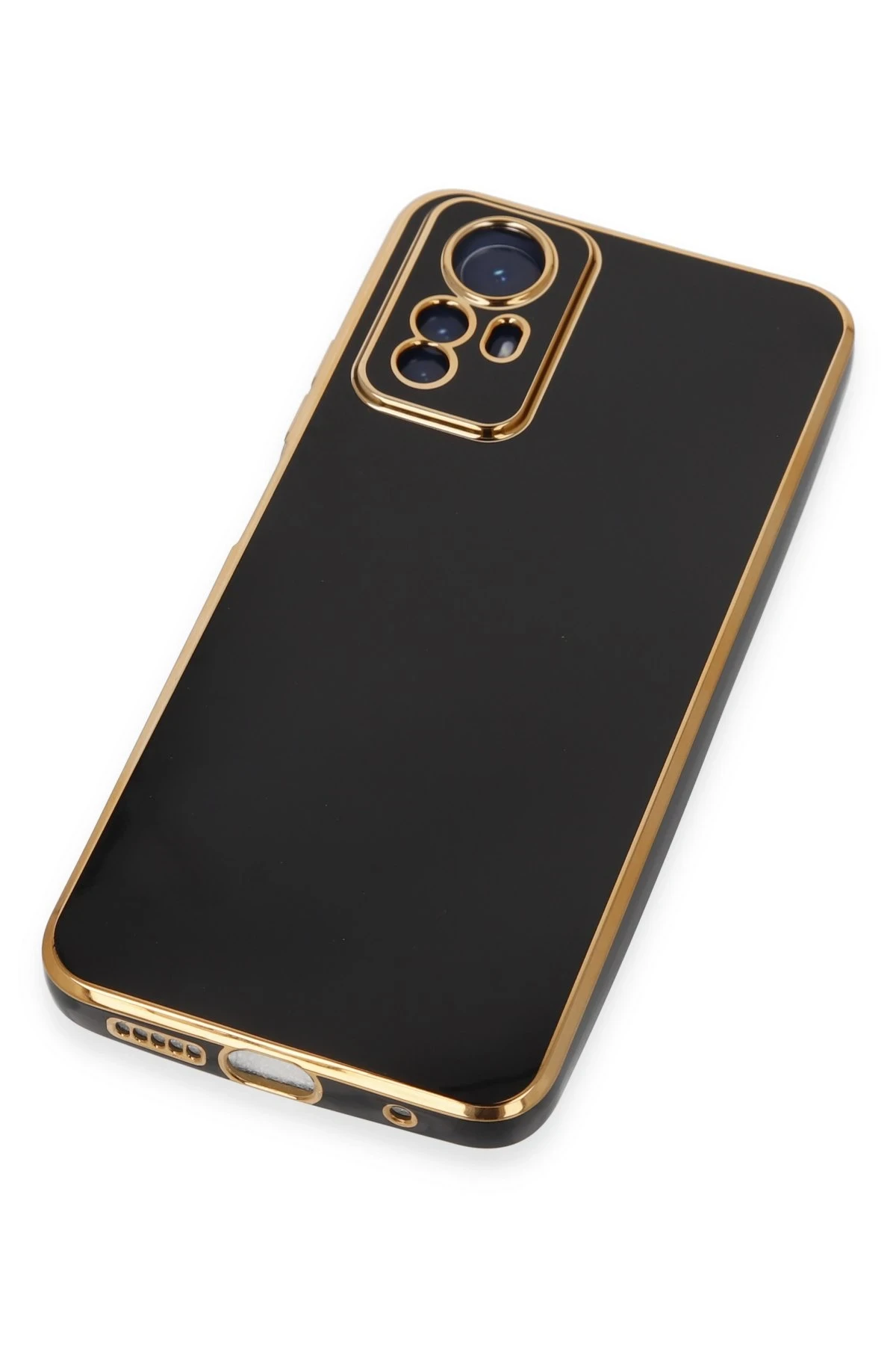 Newface Xiaomi Redmi Note 12S Kılıf Volet Silikon - Siyah — görsel 6