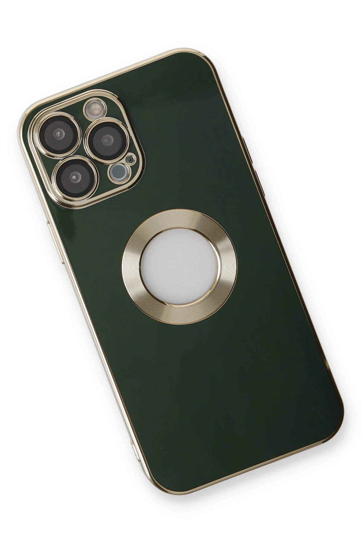Newface iPhone 14 Pro Max Kılıf Store Silikon - Yeşil