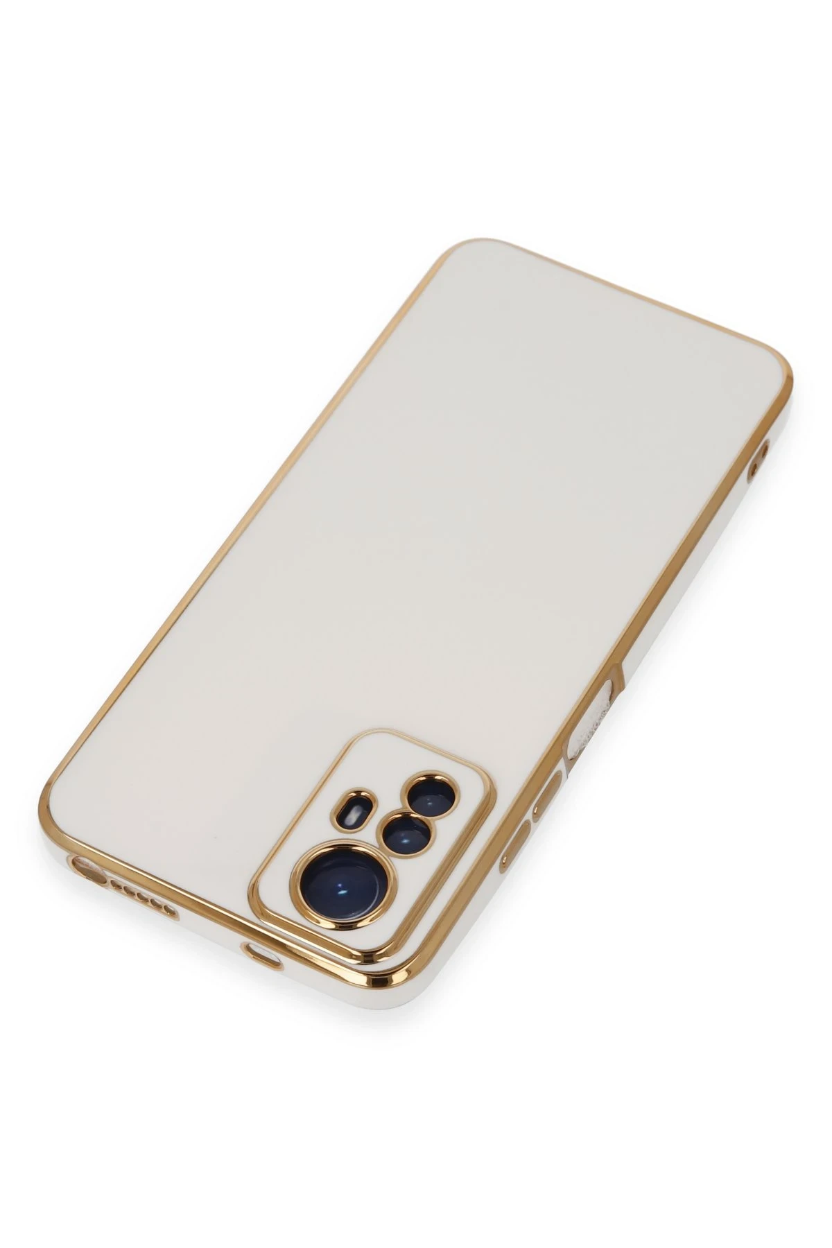 Newface Xiaomi Redmi Note 12S Kılıf Volet Silikon - Beyaz