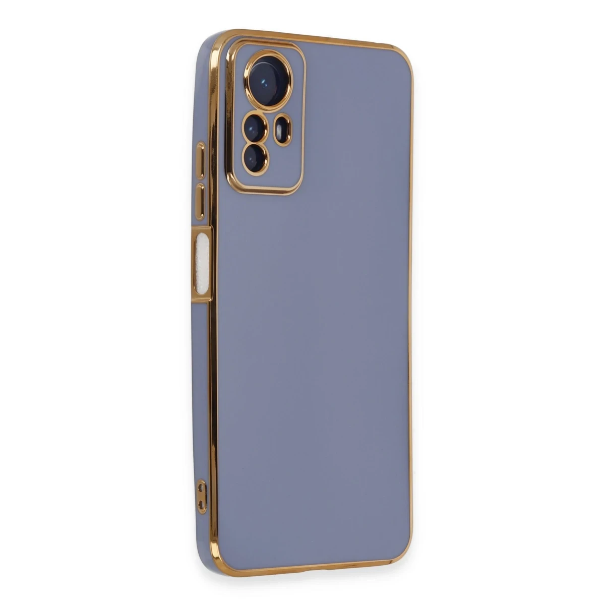 Newface Xiaomi Redmi Note 12S Kılıf Volet Silikon - Mavi