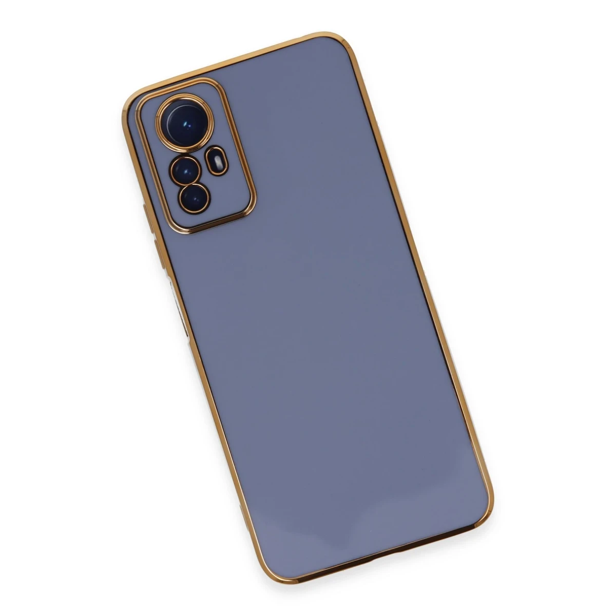 Newface Xiaomi Redmi Note 12S Kılıf Volet Silikon - Mavi