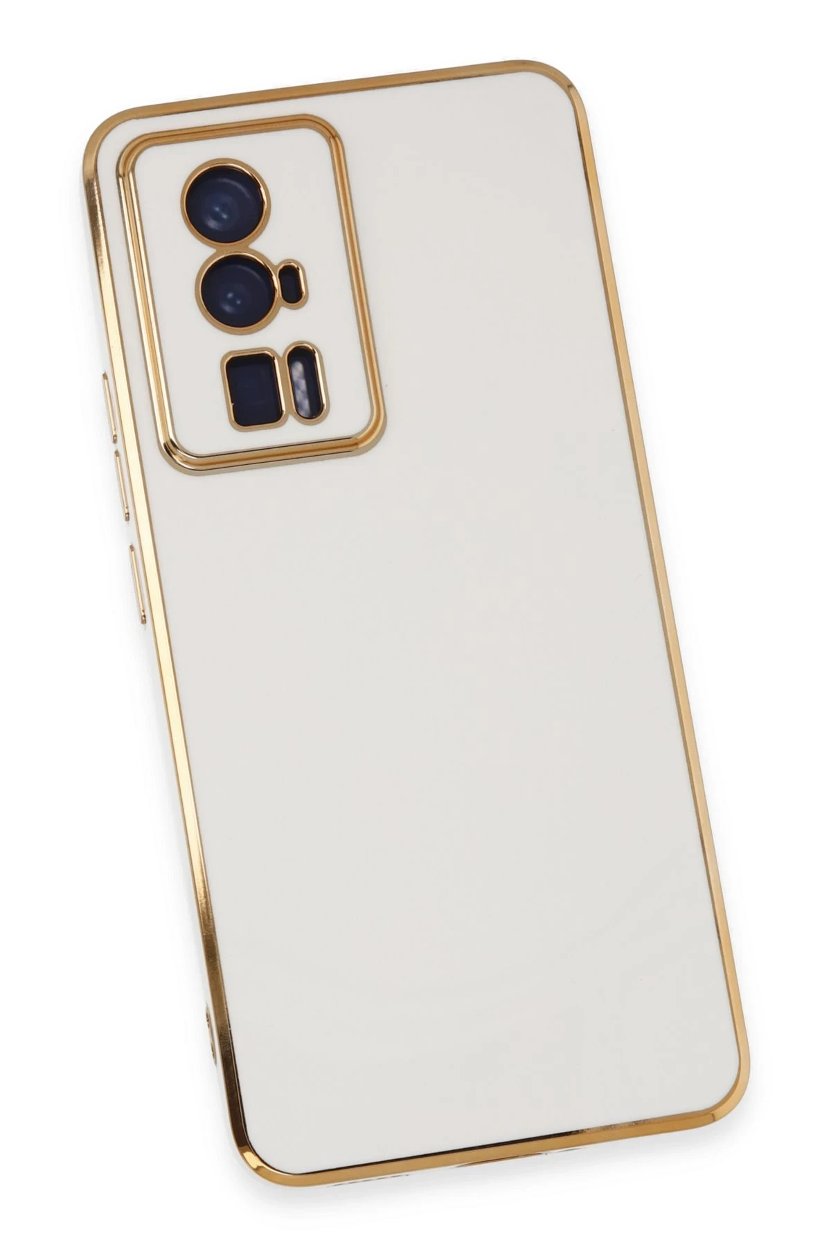 Newface Xiaomi Poco F5 Pro Kılıf Volet Silikon - Beyaz