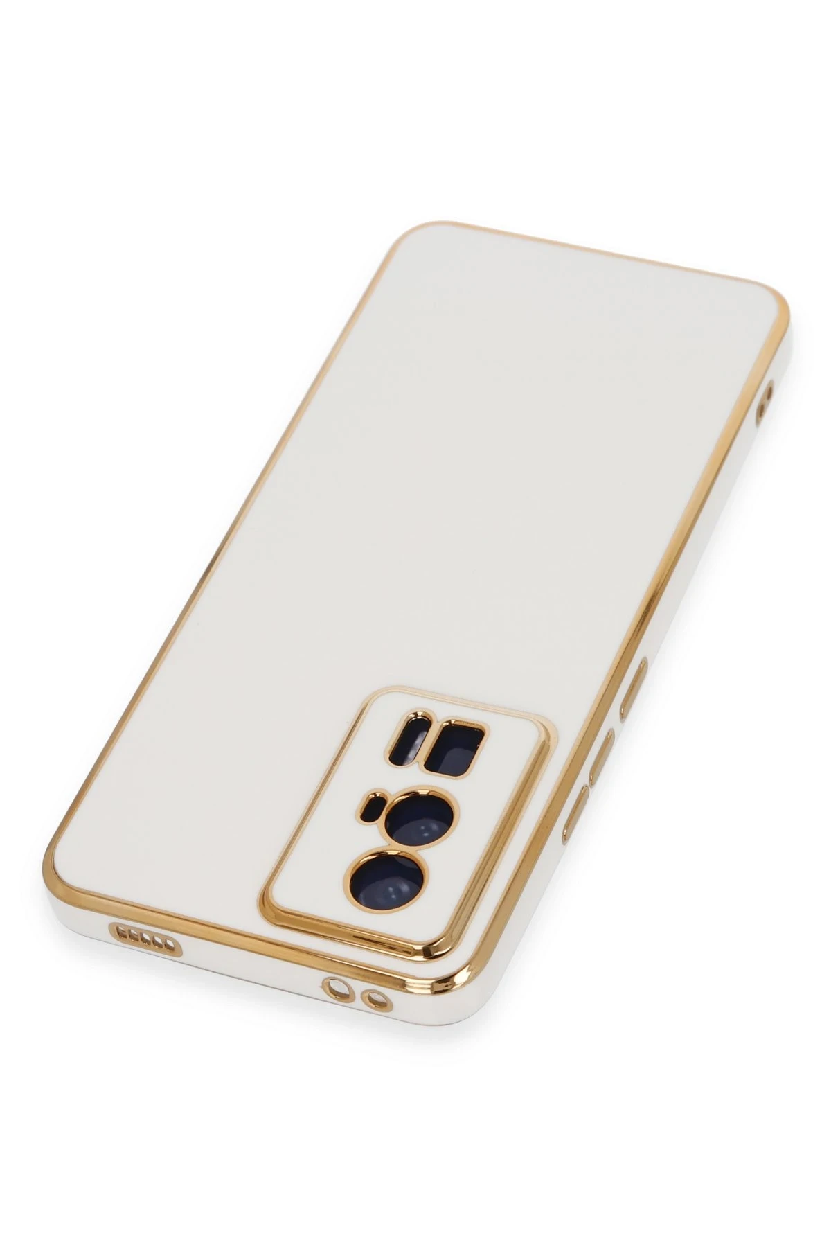 Newface Xiaomi Poco F5 Pro Kılıf Volet Silikon - Beyaz