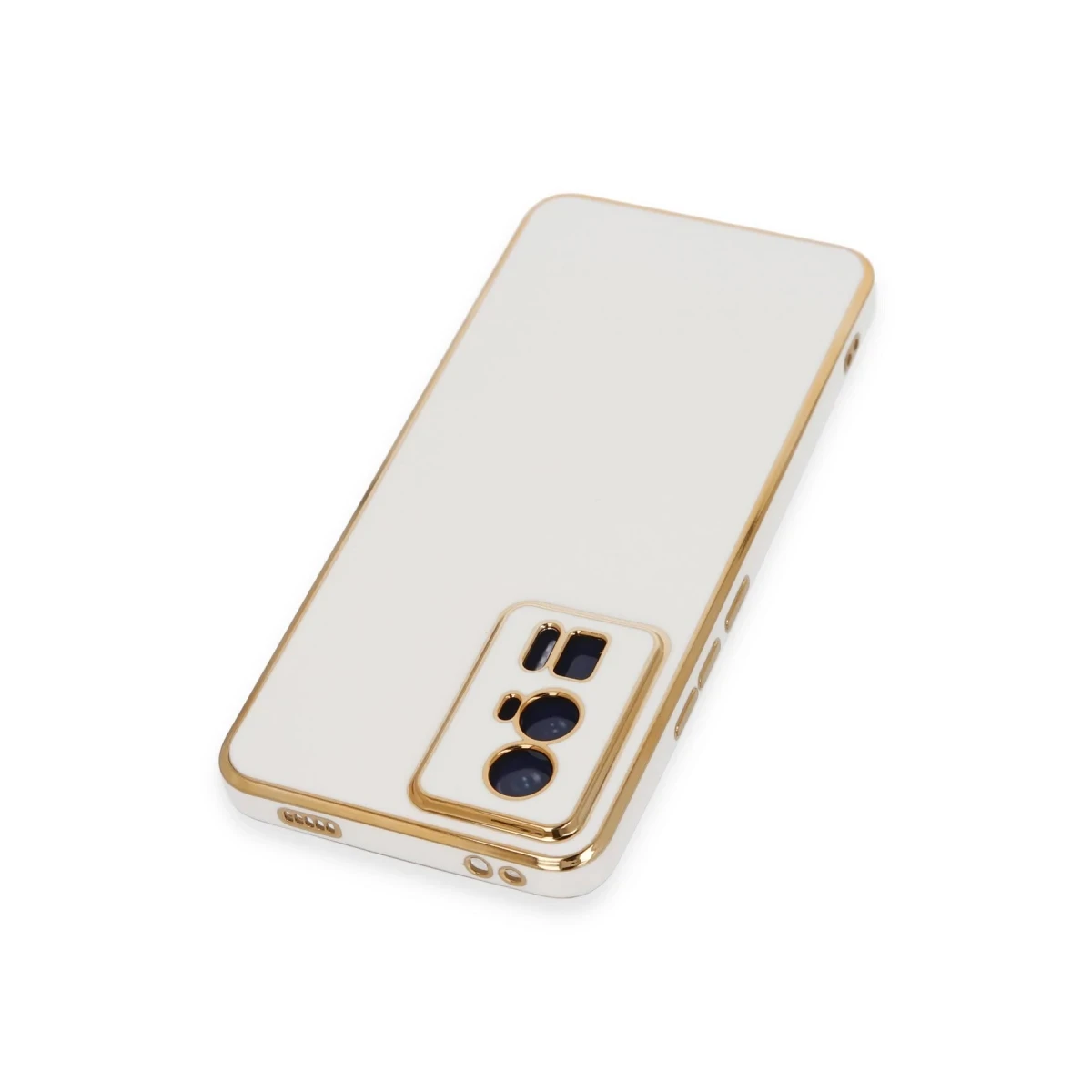 Newface Xiaomi Poco F5 Pro Kılıf Volet Silikon - Beyaz