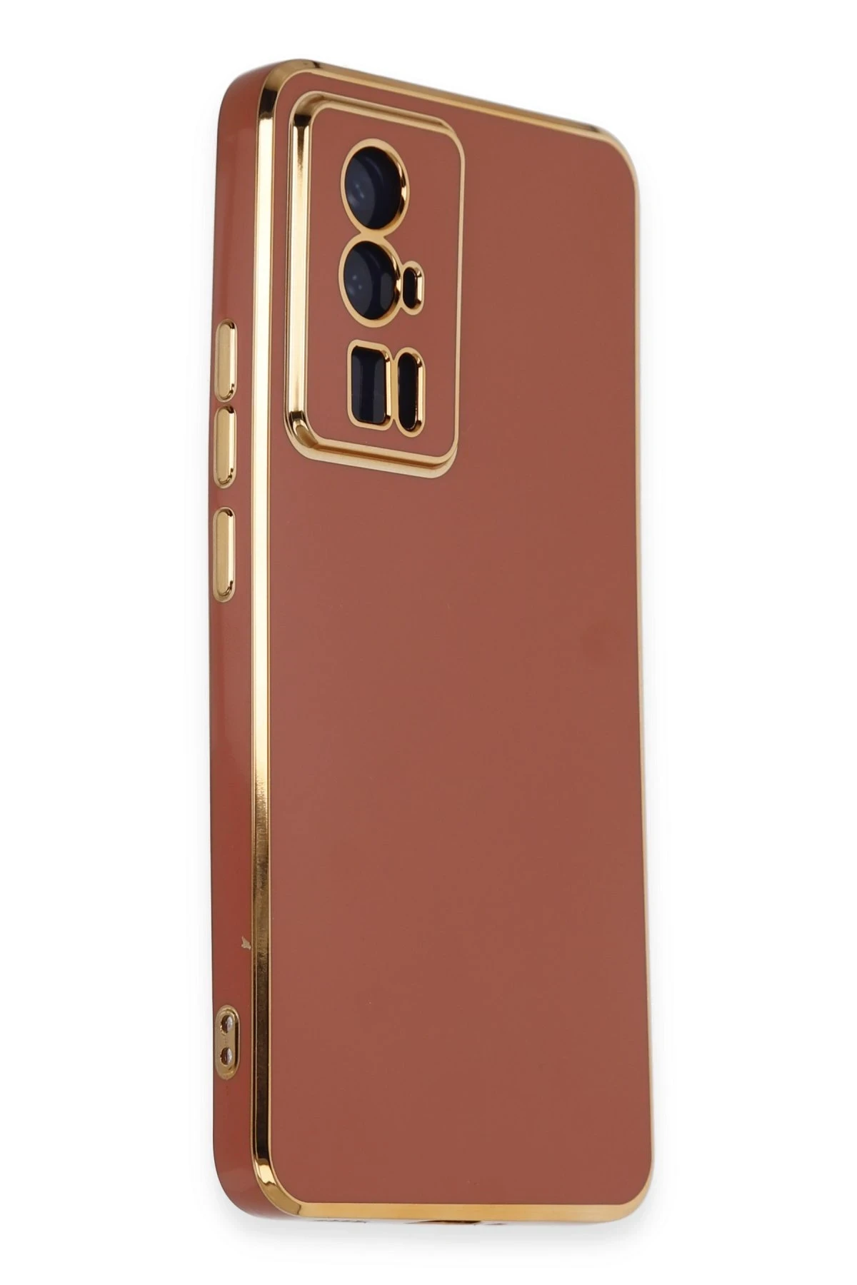 Newface Xiaomi Poco F5 Pro Kılıf Volet Silikon - Kırmızı