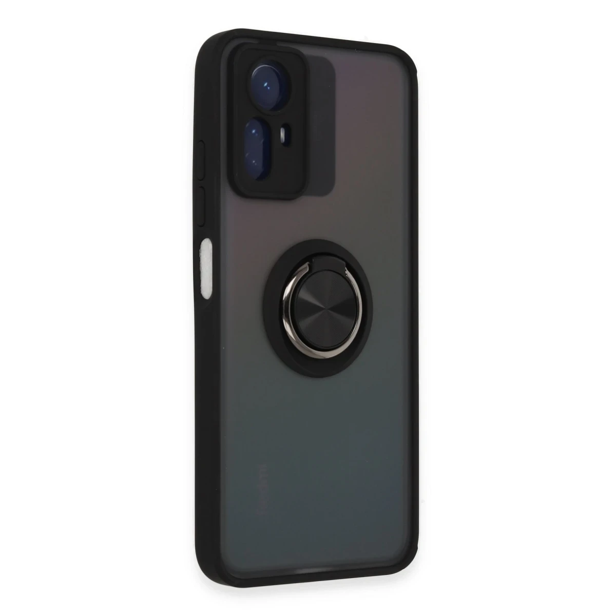 Newface Xiaomi Redmi Note 12S Kılıf Montreal Yüzüklü Silikon Kapak - Siyah — görsel 8