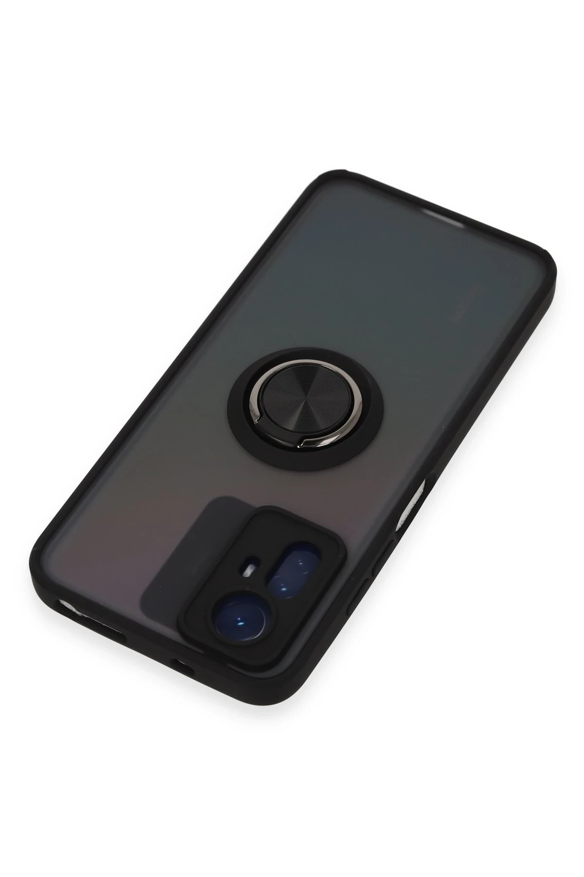 Newface Xiaomi Redmi Note 12S Kılıf Montreal Yüzüklü Silikon Kapak - Siyah — görsel 5