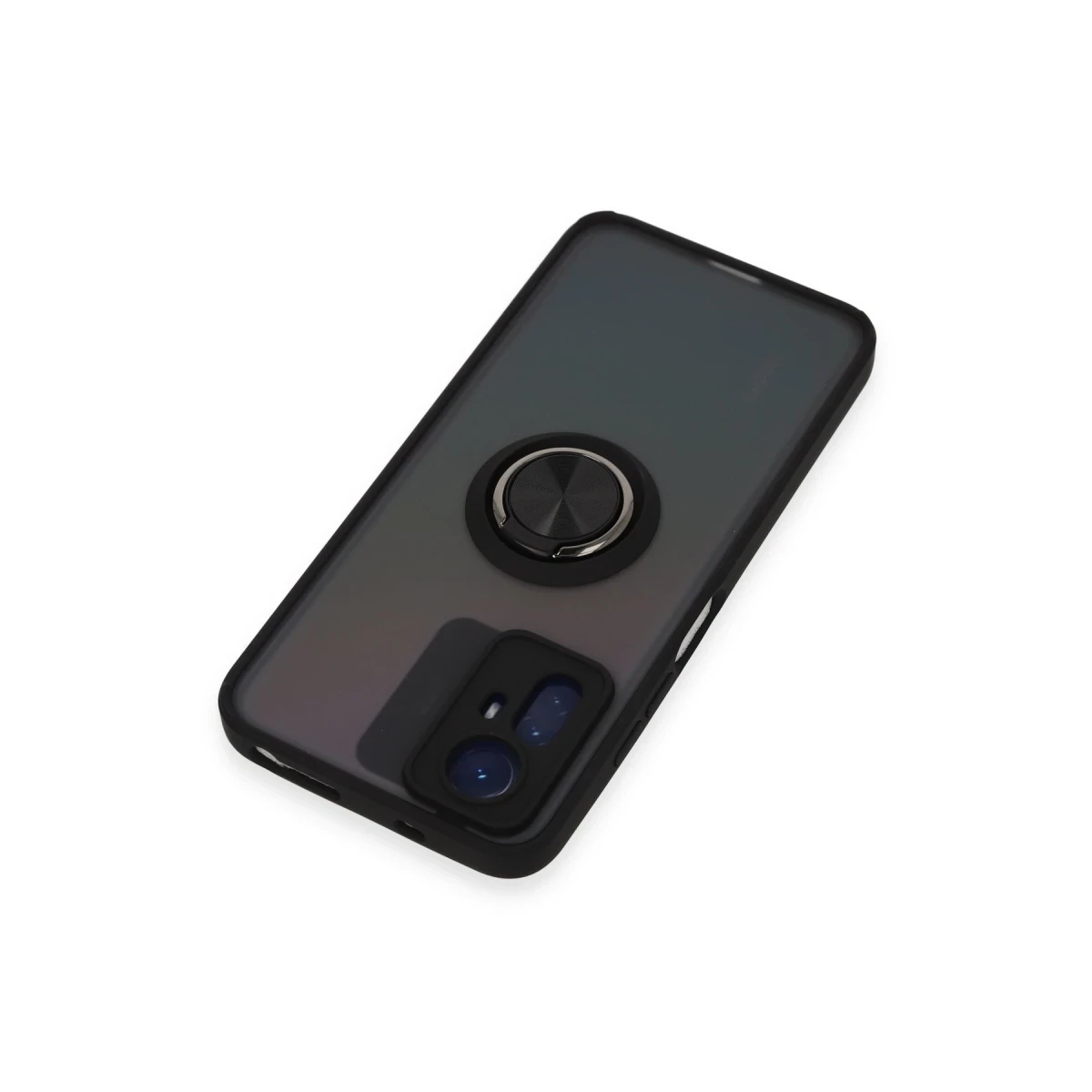 Newface Xiaomi Redmi Note 12S Kılıf Montreal Yüzüklü Silikon Kapak - Siyah — görsel 11