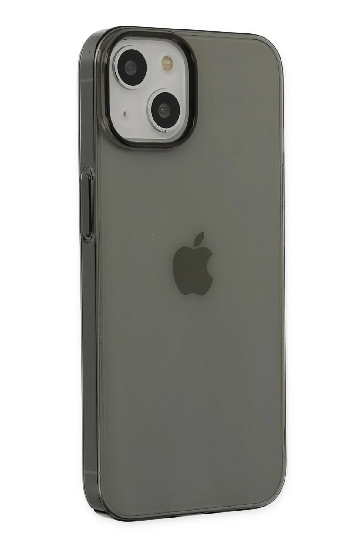 Newface iPhone 14 Plus Kılıf Pc Sert Şeffaf Kapak - Siyah