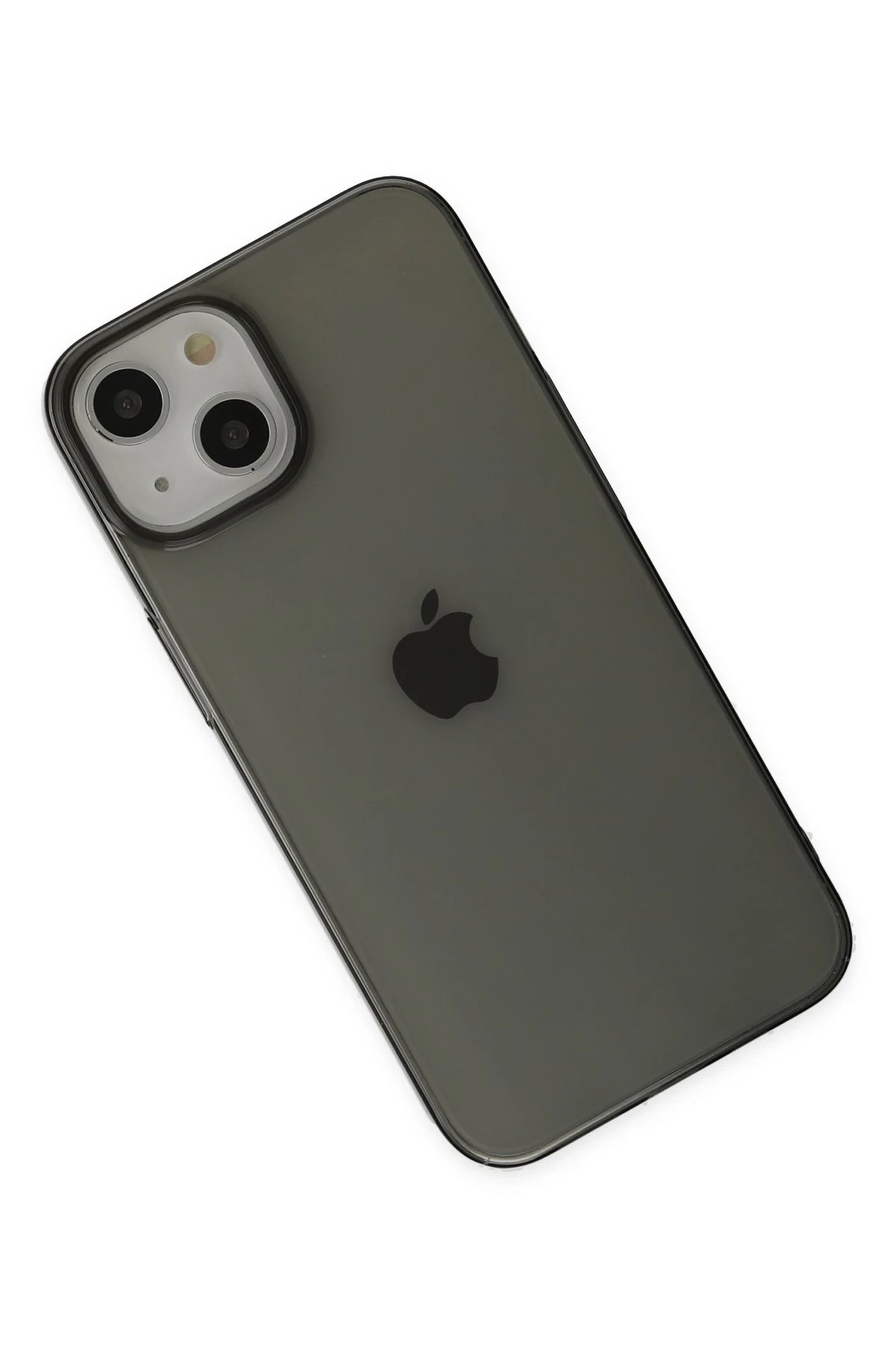 Newface iPhone 14 Plus Kılıf Pc Sert Şeffaf Kapak - Siyah