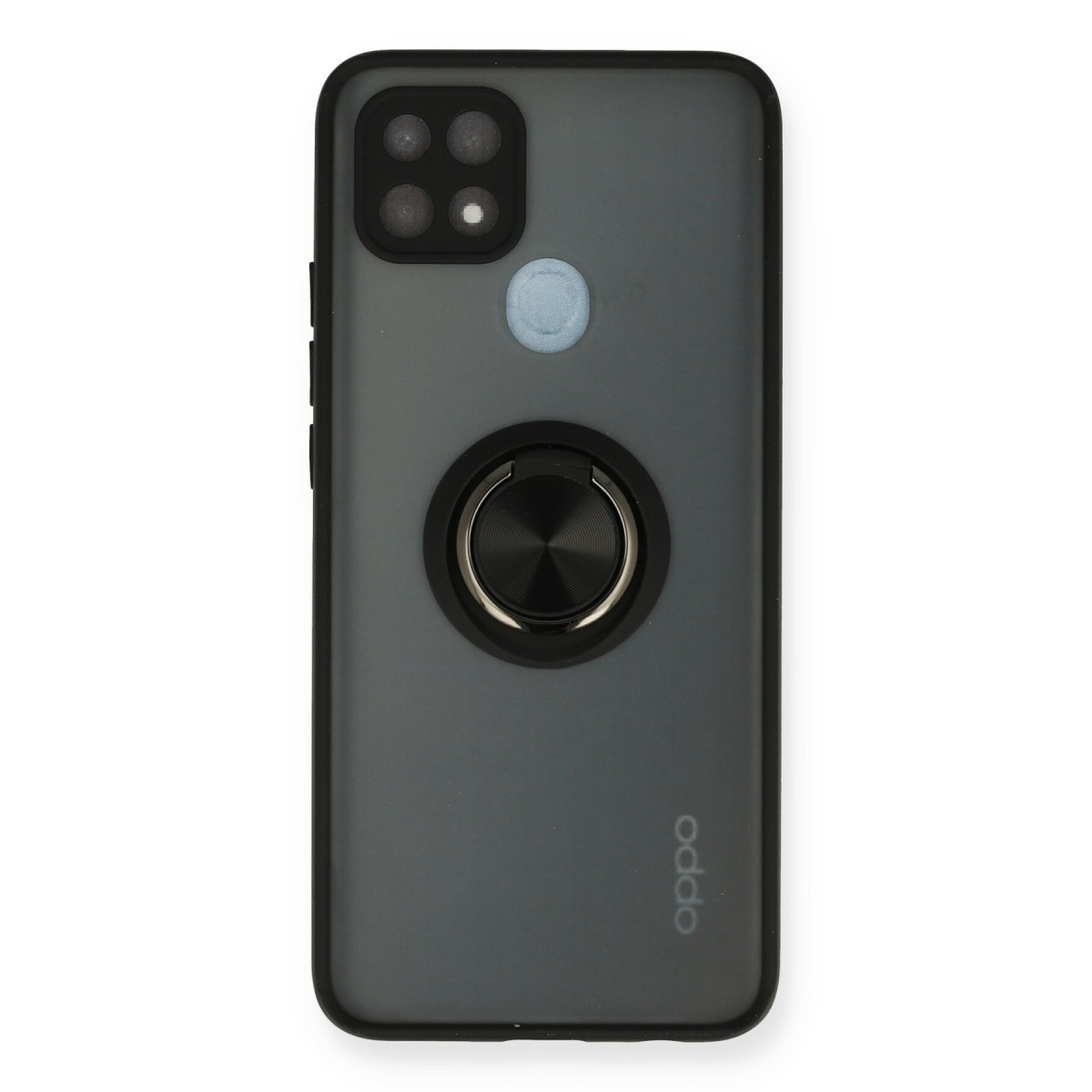 Newface Oppo A15 Kılıf Montreal Yüzüklü Silikon Kapak - Siyah — görsel 7