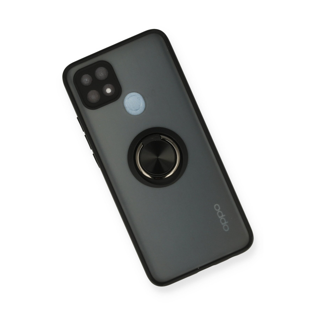 Newface Oppo A15 Kılıf Montreal Yüzüklü Silikon Kapak - Siyah — görsel 9