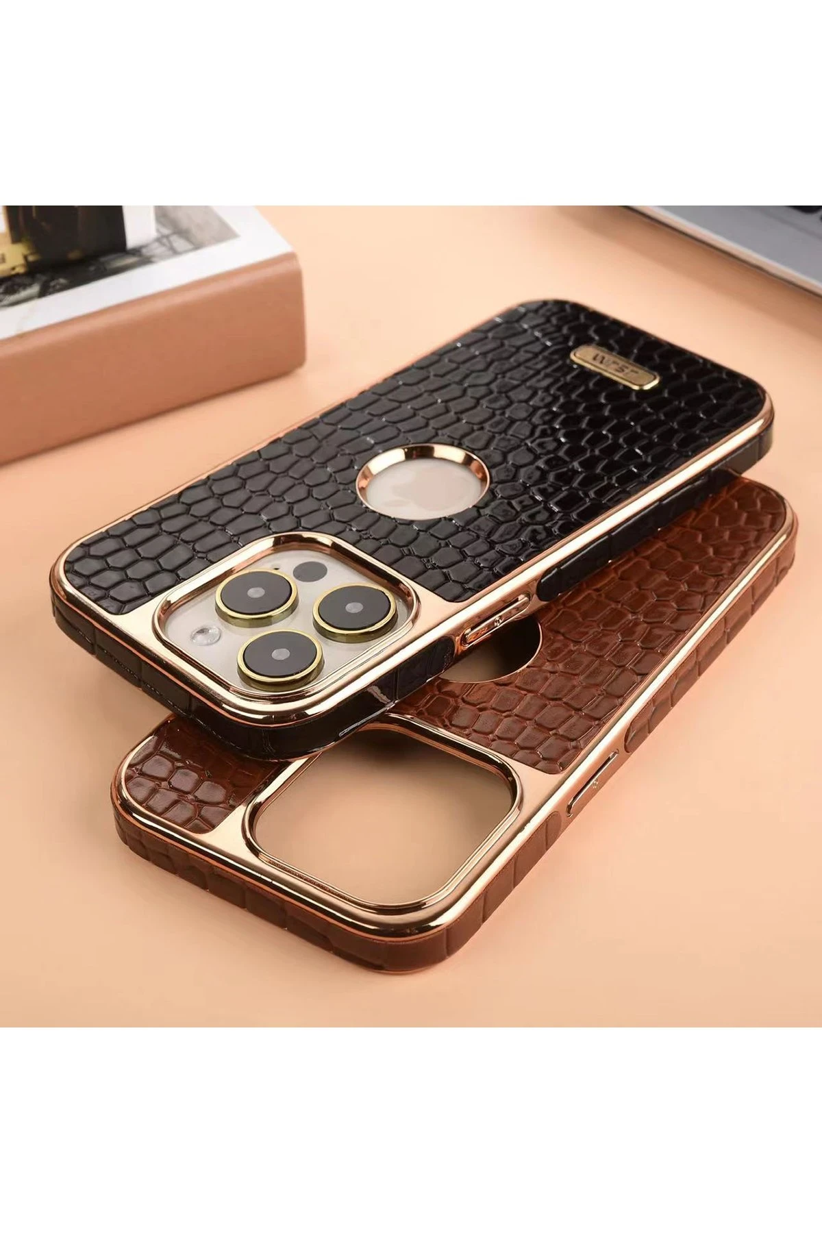 Newface Apple iPhone 13 Pro Max Kılıf Snake Kapak - Siyah — görsel 3