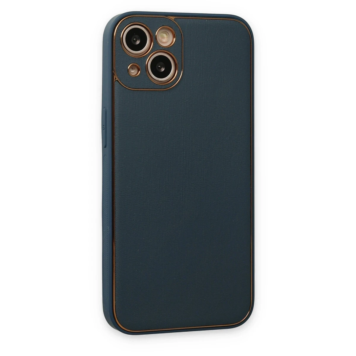 Newface Apple iPhone 14 Plus Kılıf Coco Deri Silikon Kapak - Yeşil