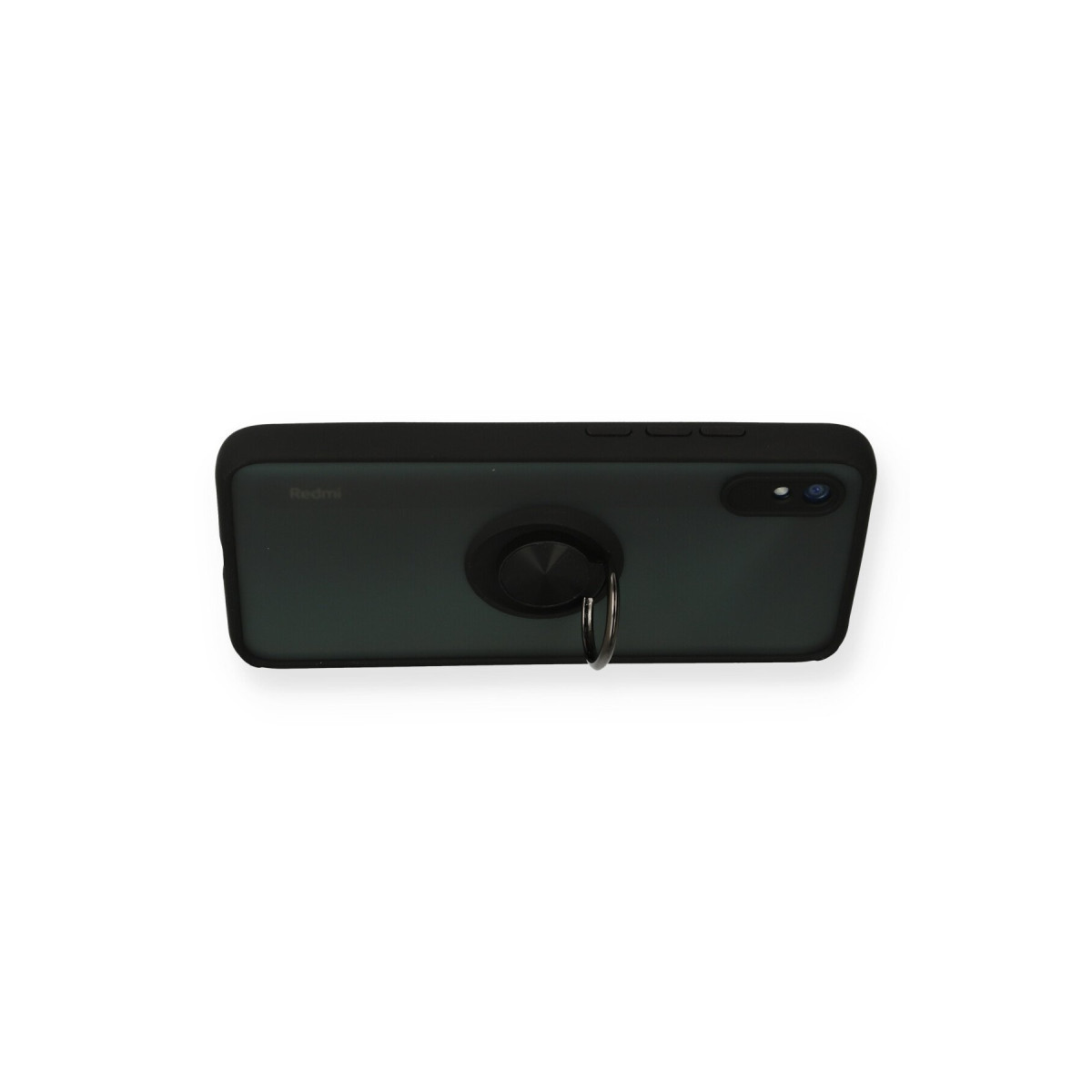 Newface Xiaomi Redmi 9A Kılıf Montreal Yüzüklü Silikon Kapak - Siyah — görsel 9