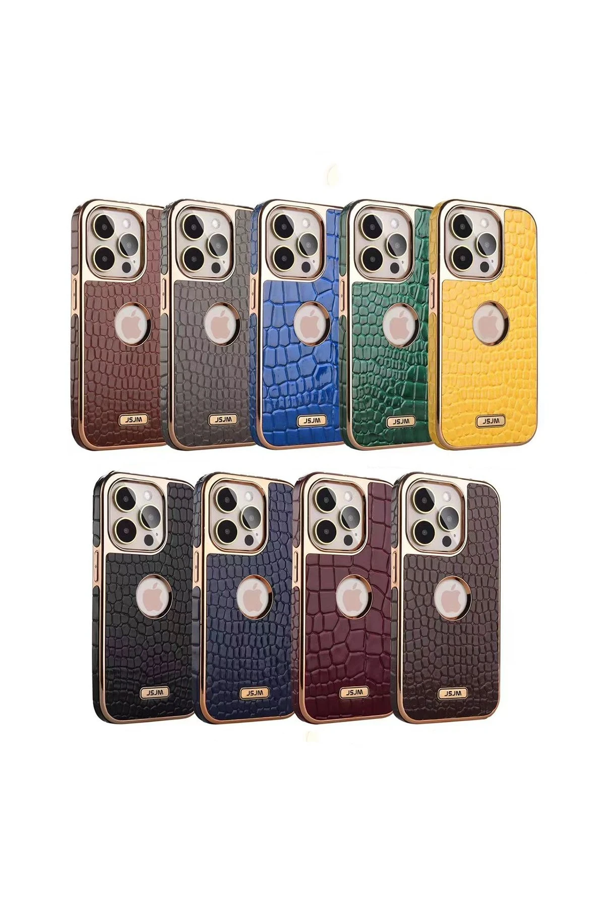 Newface iPhone 13 Pro Max Kılıf Snake Kapak - Bordo