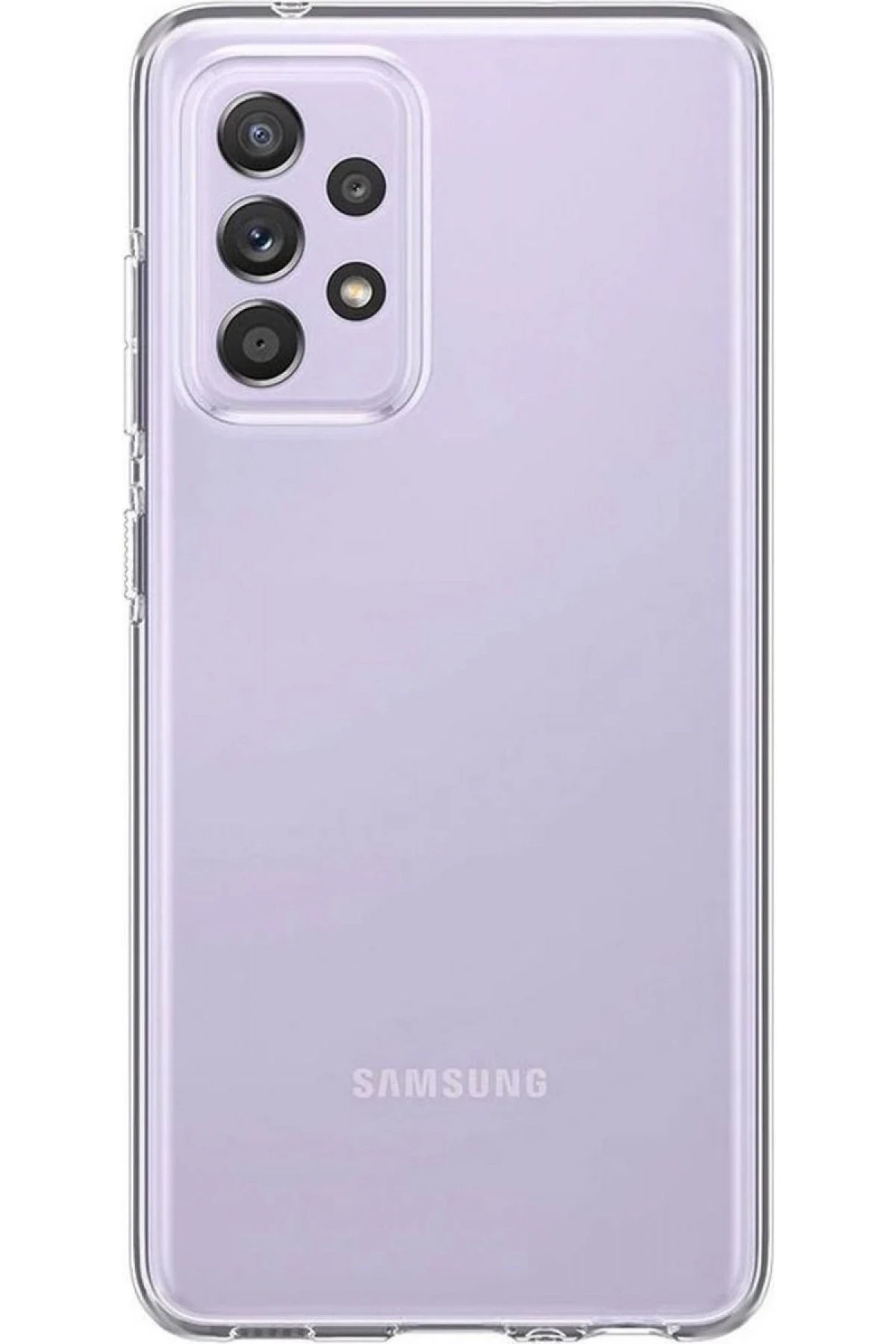 Newface Samsung Galaxy A72 Kılıf Lüx Şeffaf Silikon