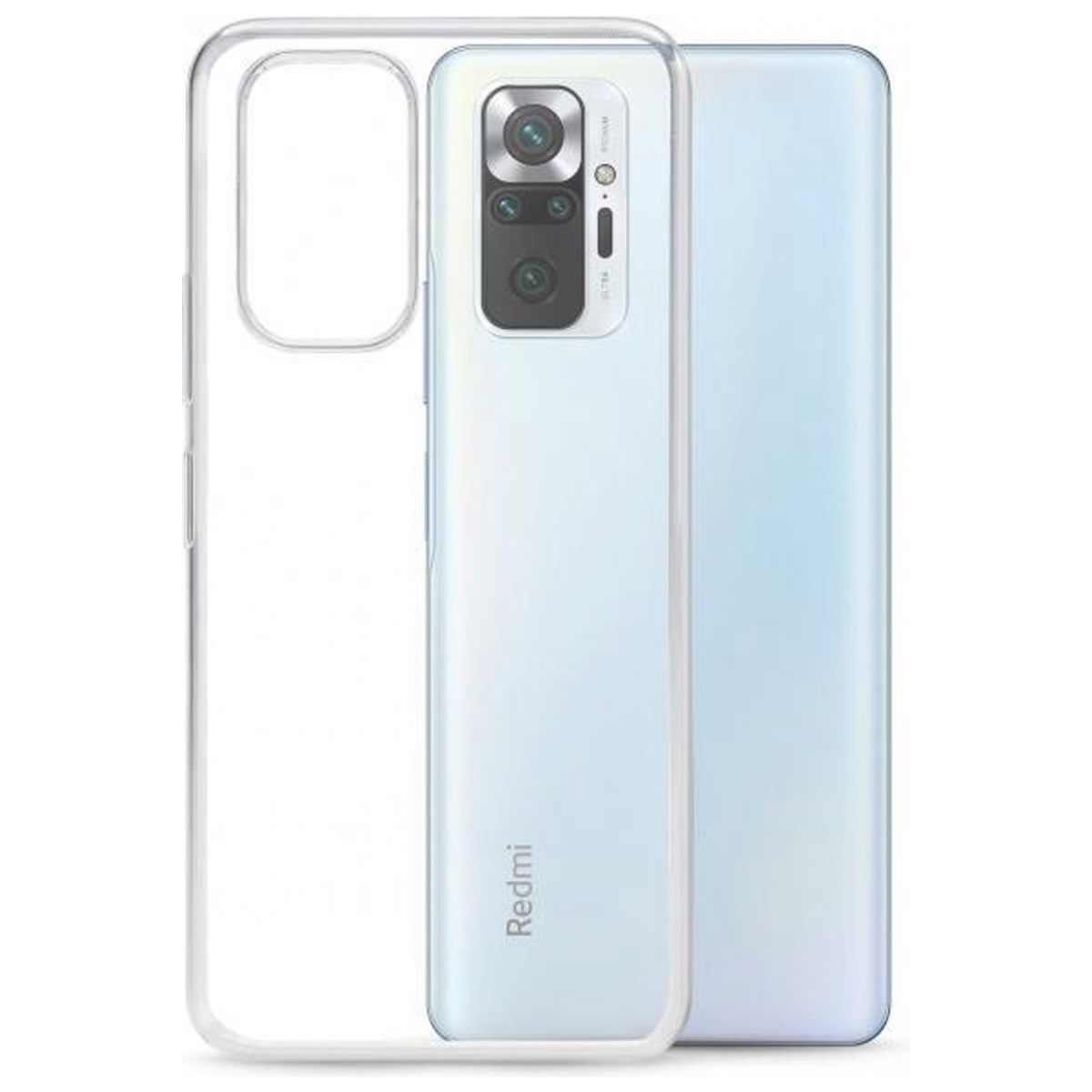 Newface Xiaomi Redmi Note 10 Kılıf Lüx Şeffaf Silikon — görsel 3
