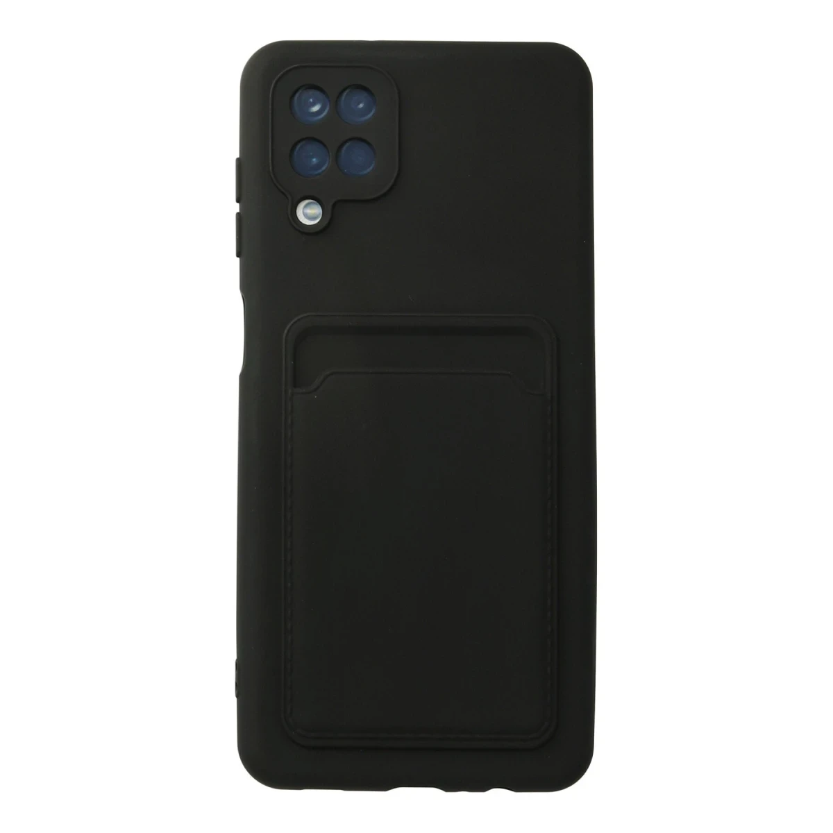 Newface Samsung Galaxy A12 Kılıf Kelvin Kartvizitli Silikon - Siyah — görsel 4