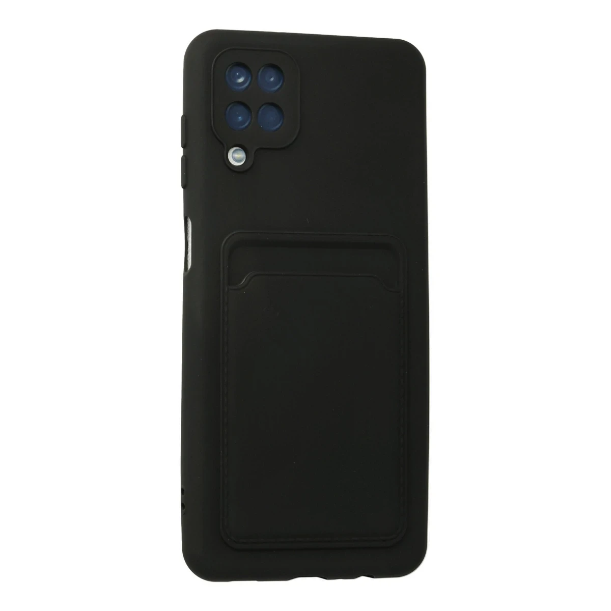Newface Samsung Galaxy A12 Kılıf Kelvin Kartvizitli Silikon - Siyah — görsel 5